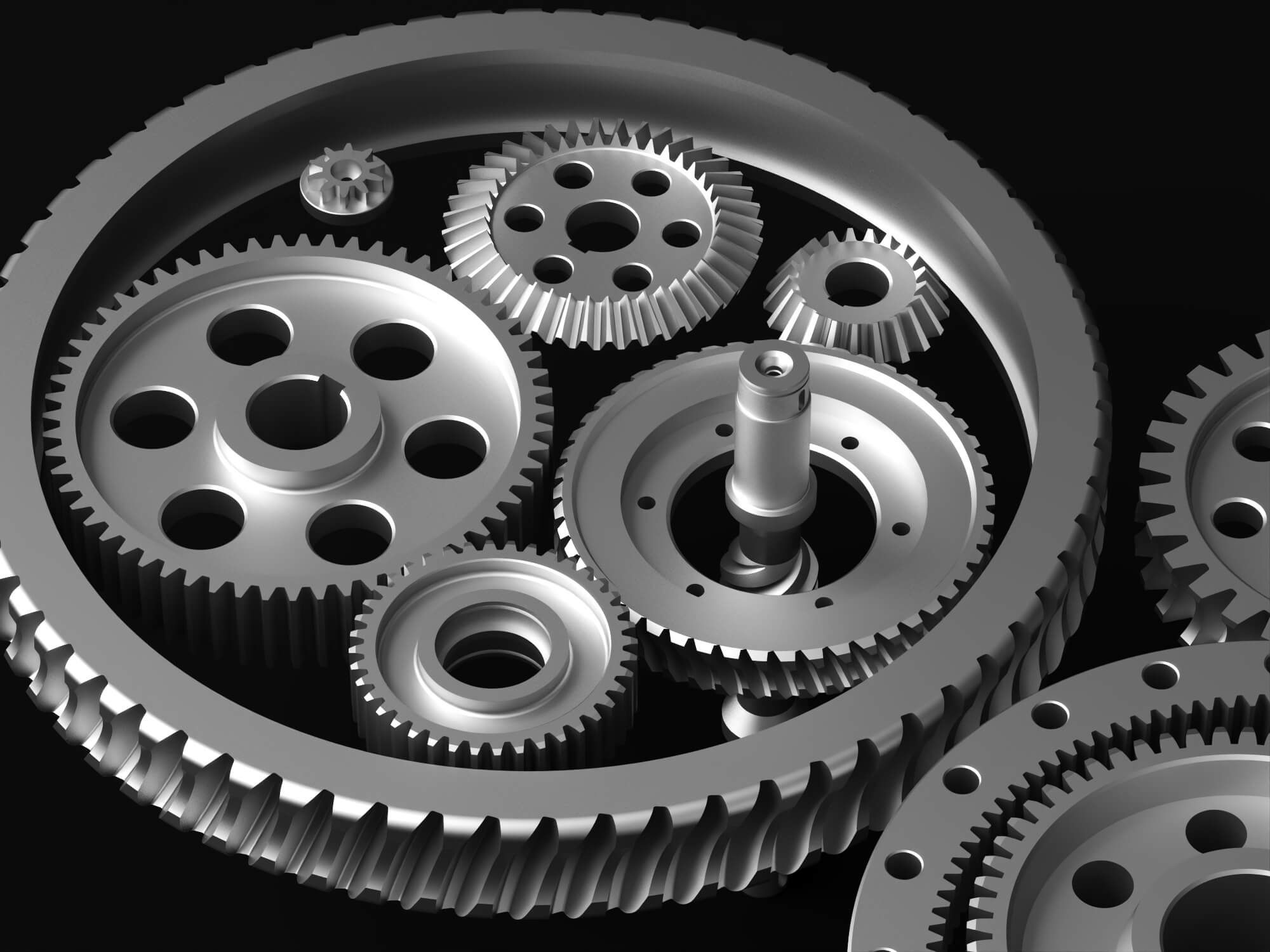 Metal Gear Parts Set 3D Model 3D Model