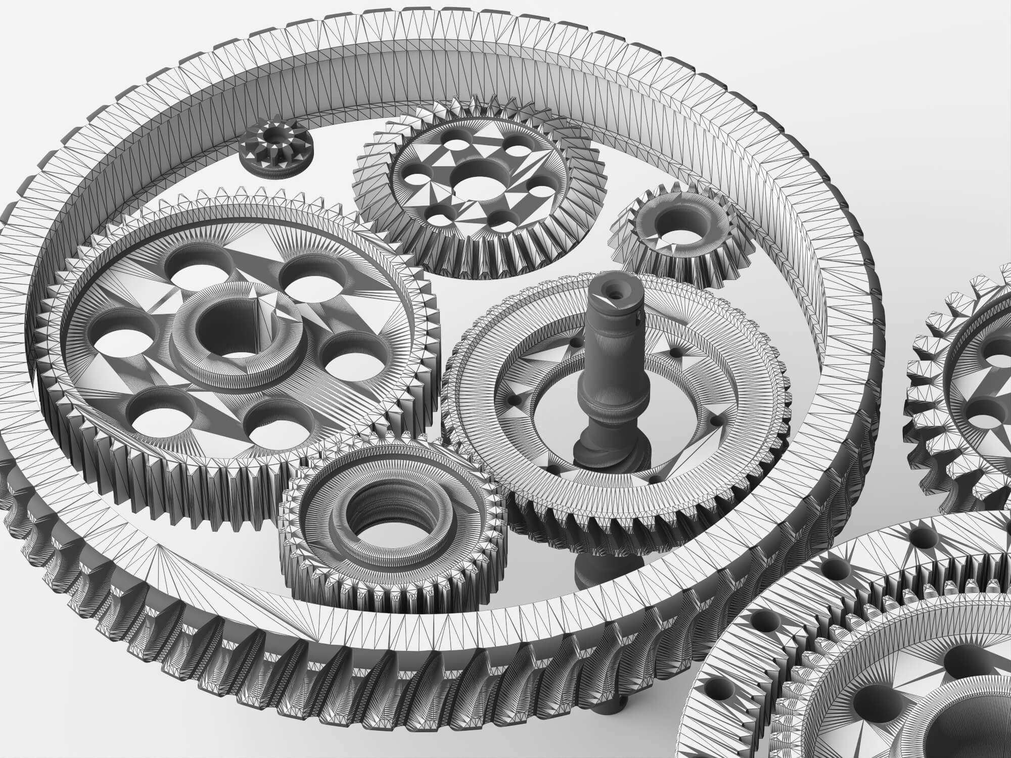 Metal Gear Parts Set 3D Model 3D Model