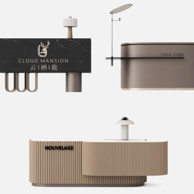 Modern Branded Reception Desk Pack
