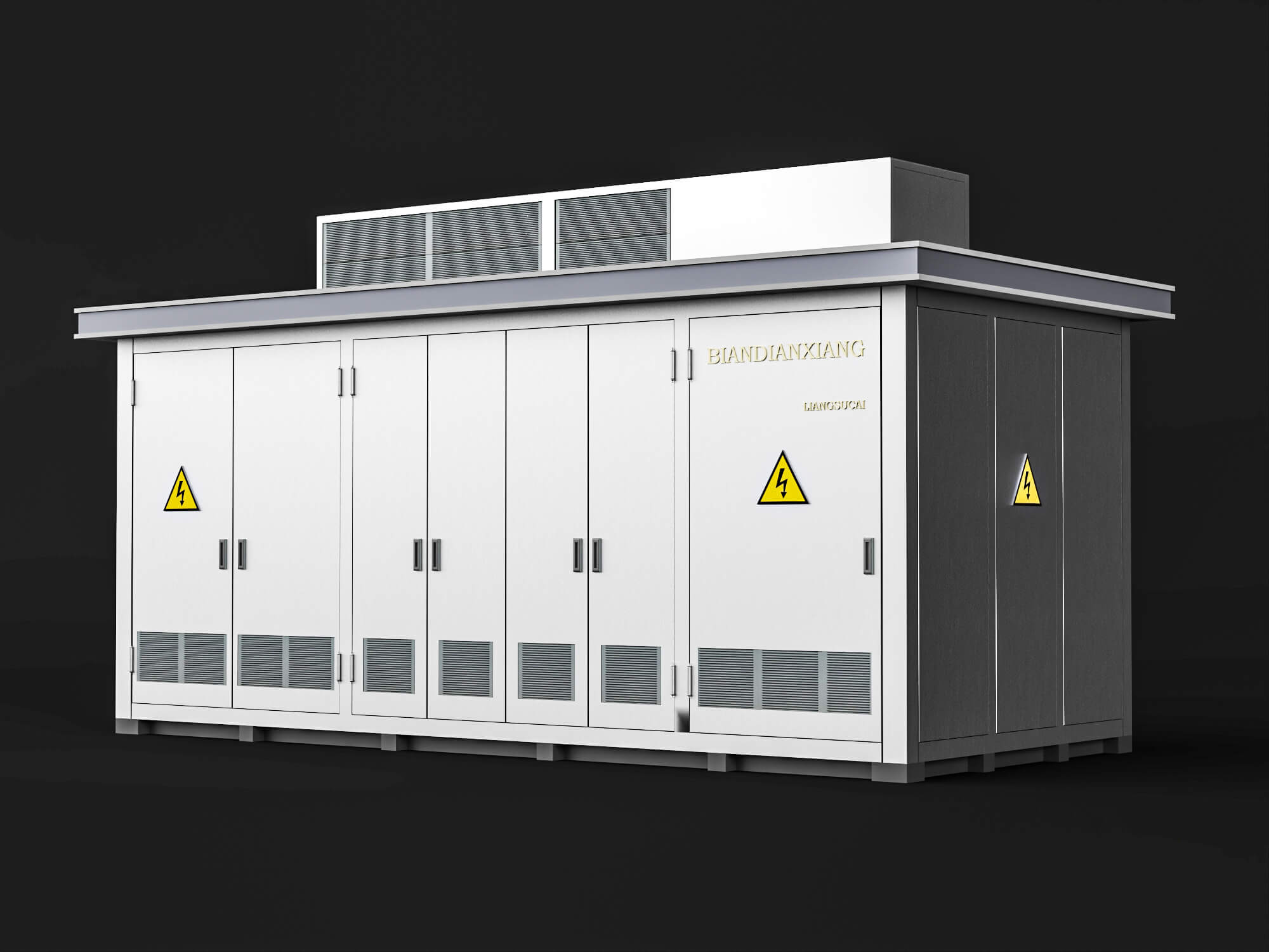 Prefabricated Substation Box 3D Model 3D Model