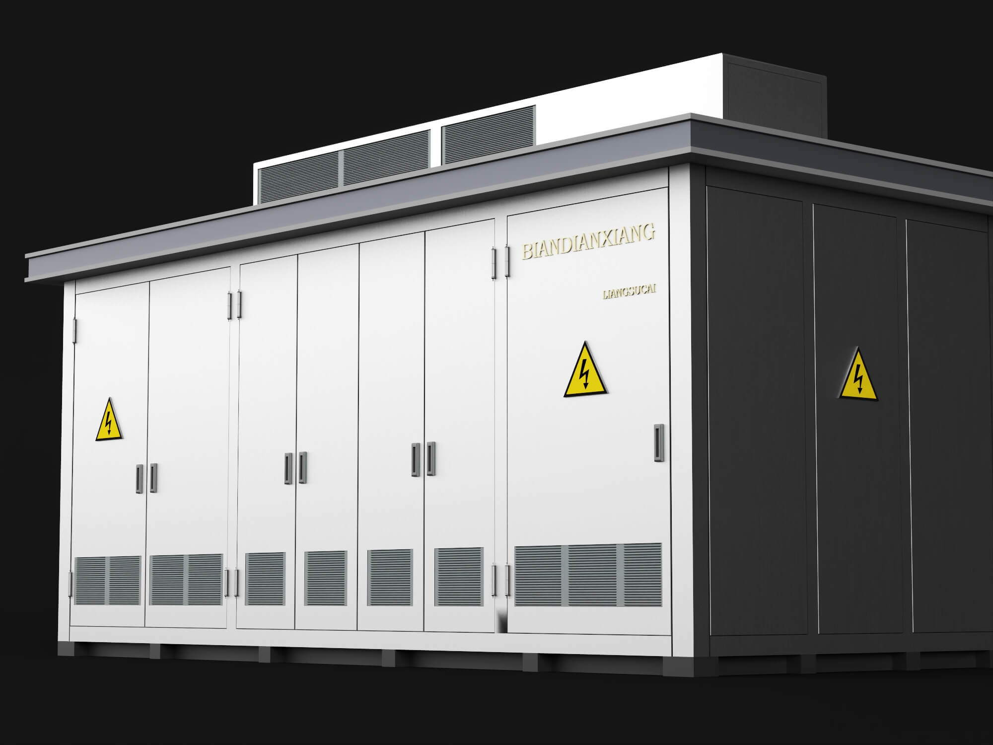 Prefabricated Substation Box 3D Model 3D Model
