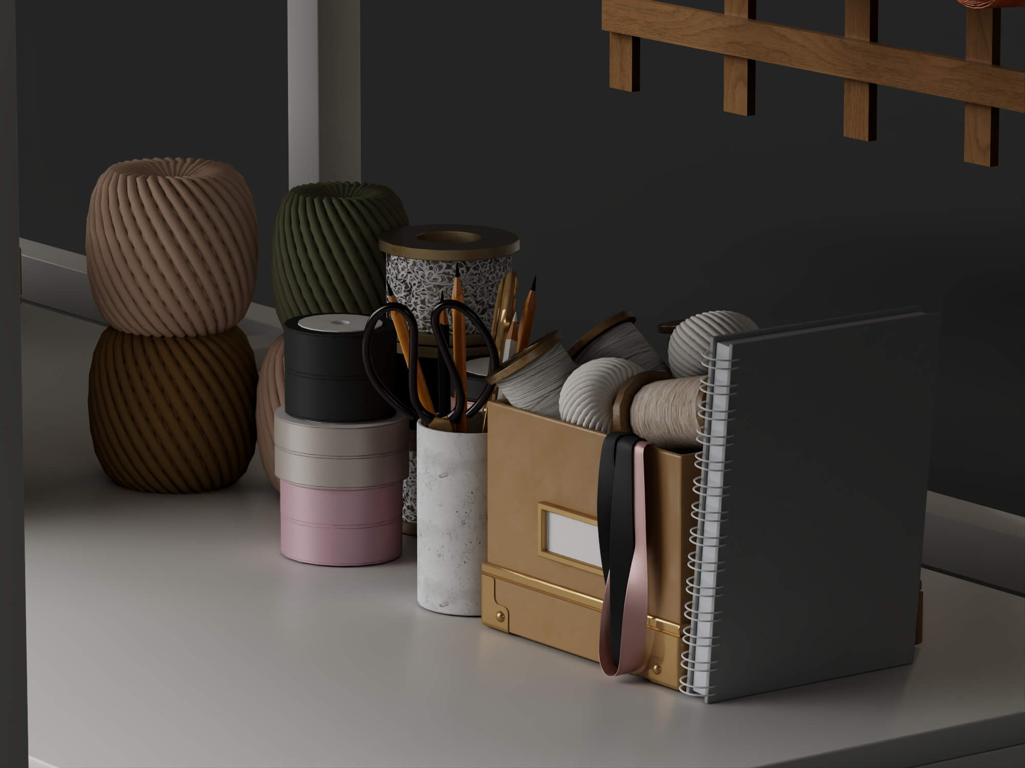 Sewing Craft Workstation 3D Model