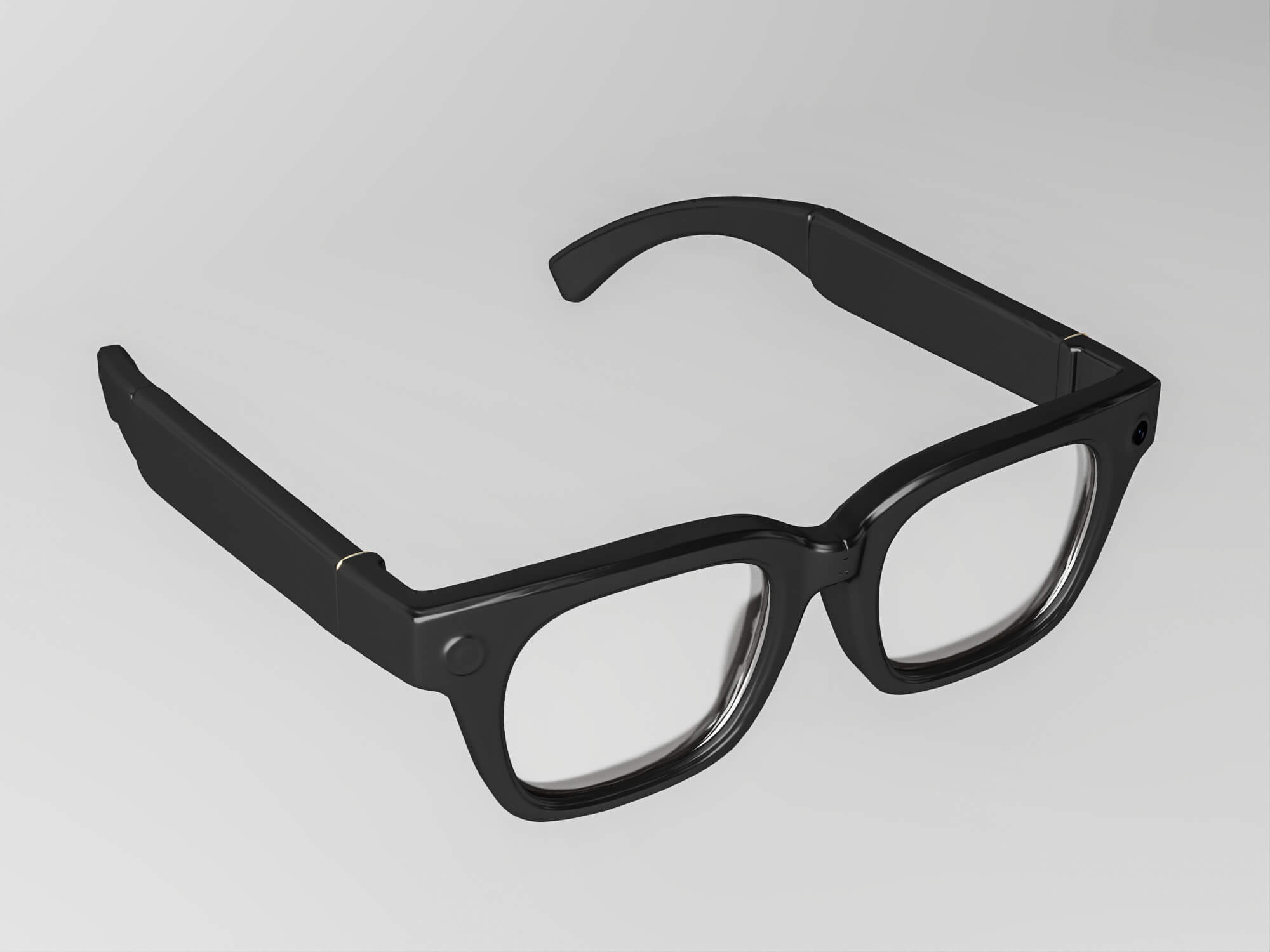 Smart AI Eyeglasses Lowpoly 3D Model 3D Model