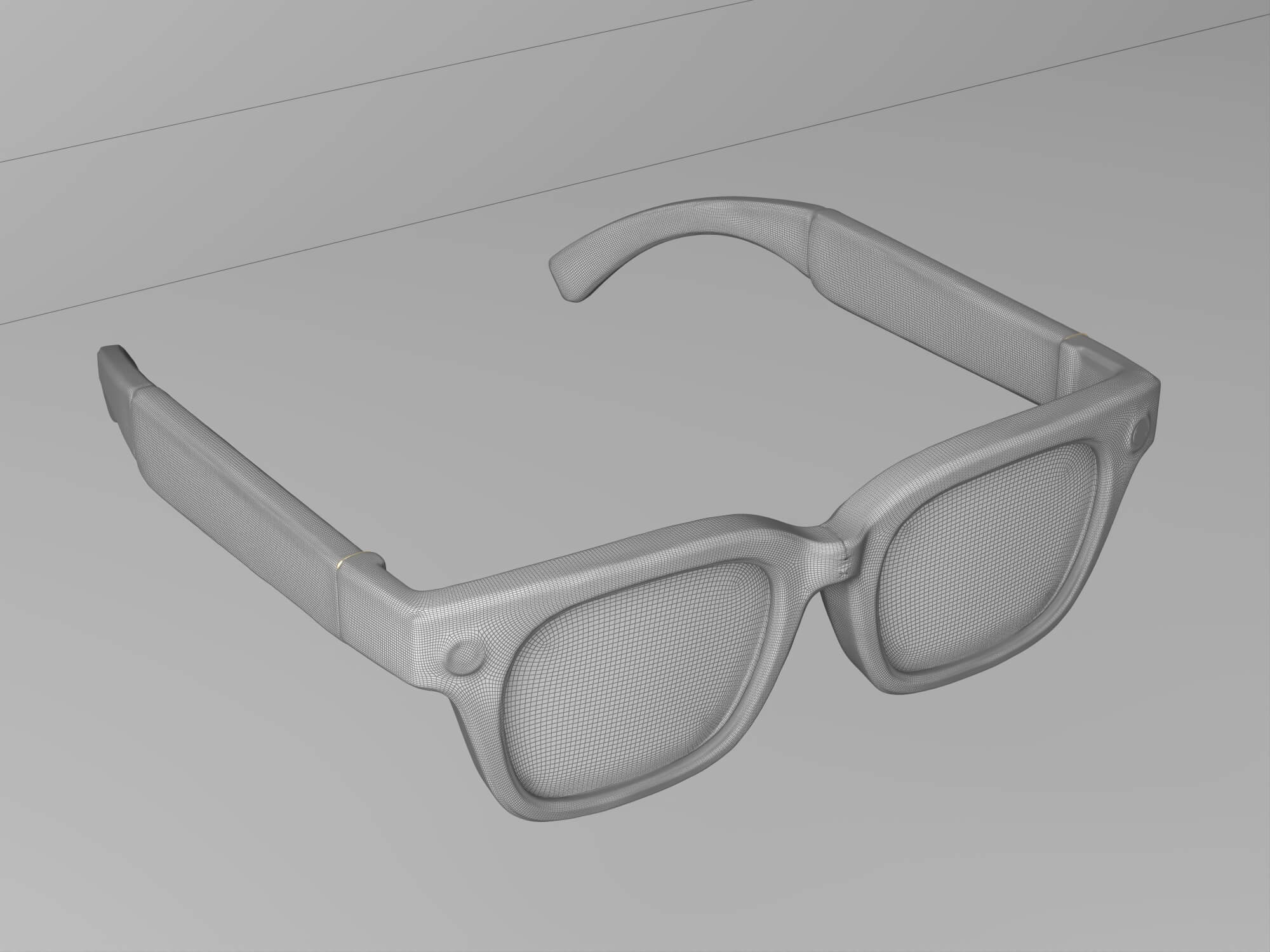 Smart AI Eyeglasses Lowpoly 3D Model 3D Model