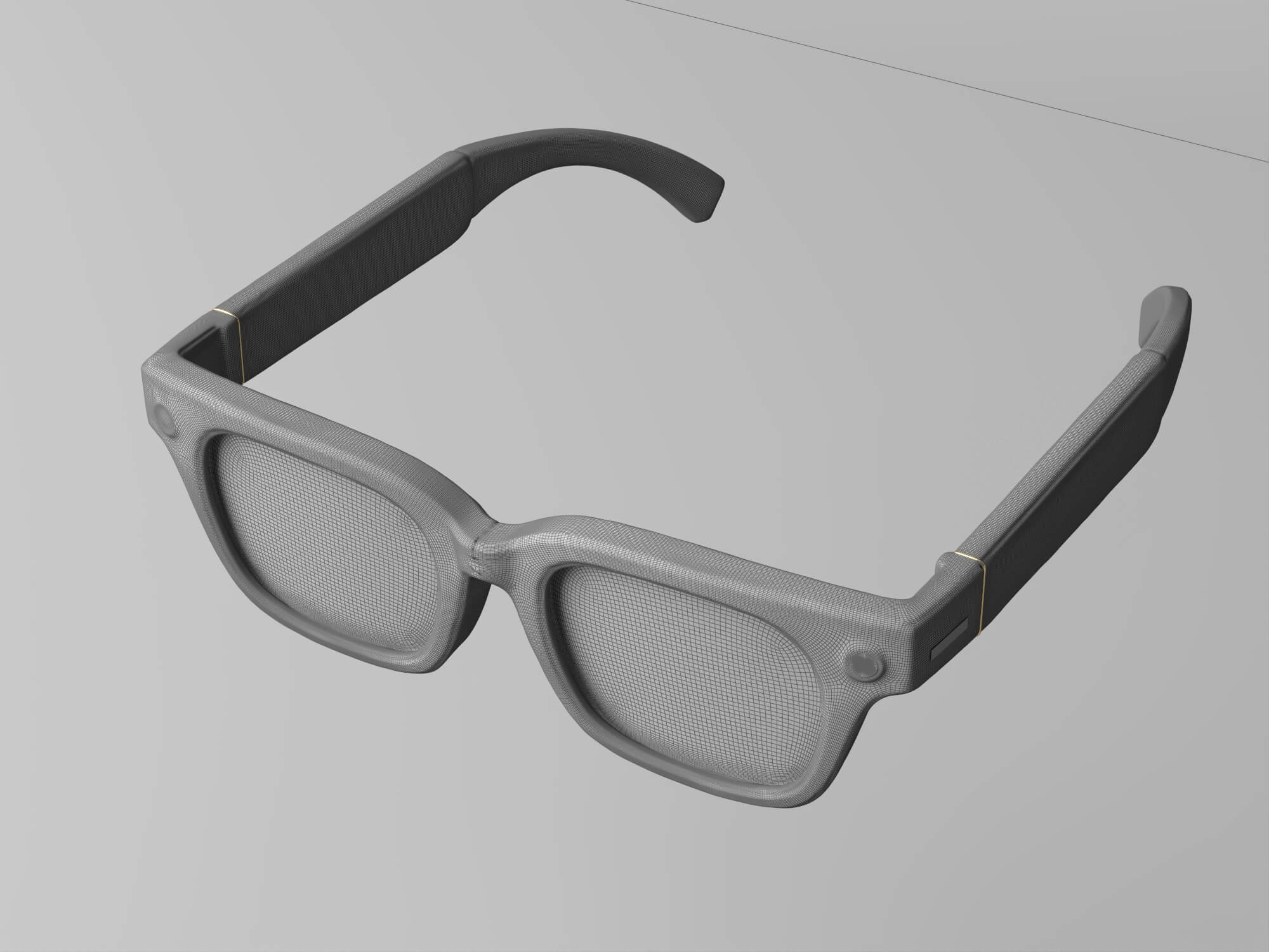 Smart AI Eyeglasses Lowpoly 3D Model 3D Model