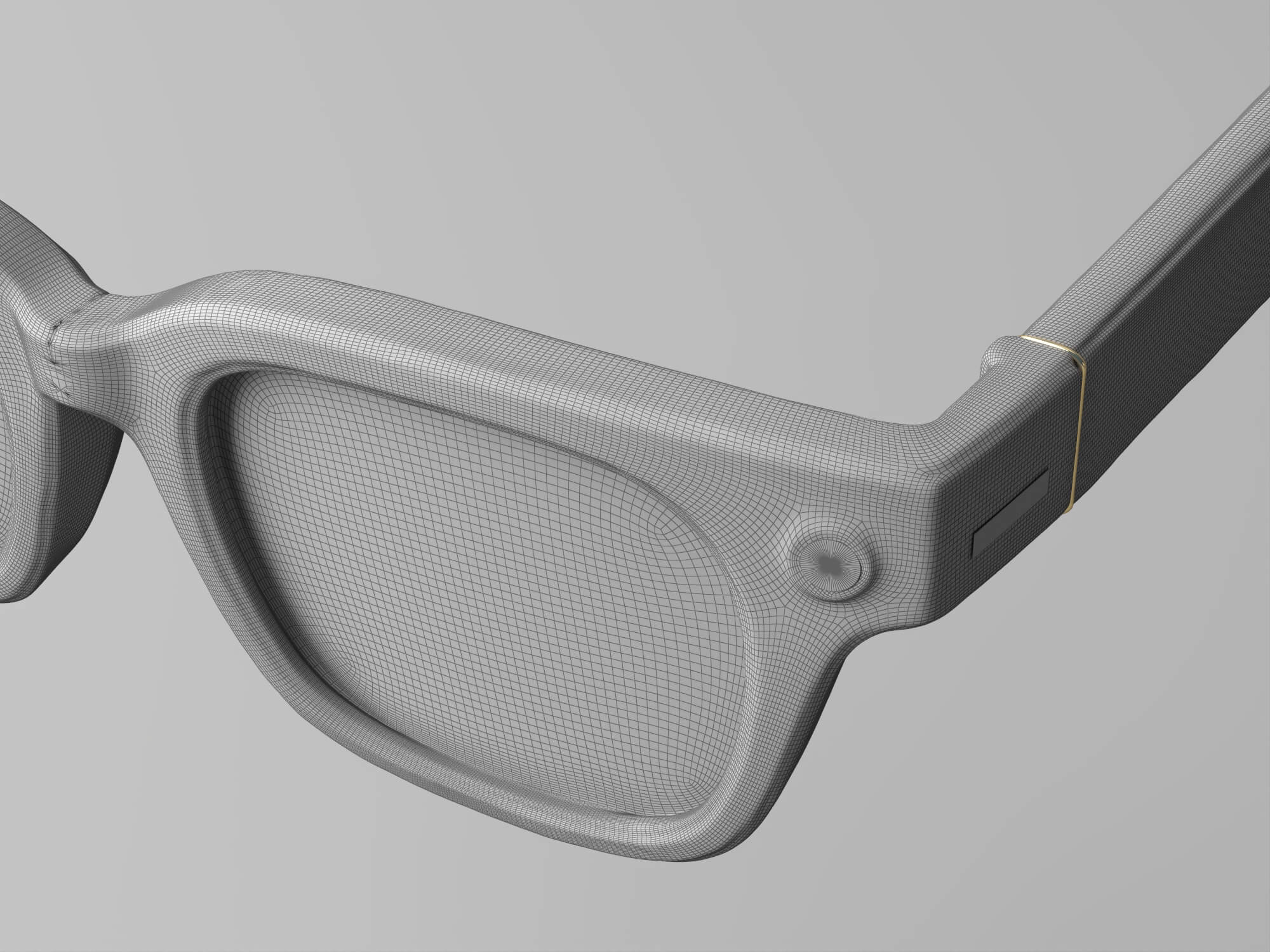 Smart AI Eyeglasses Lowpoly 3D Model 3D Model