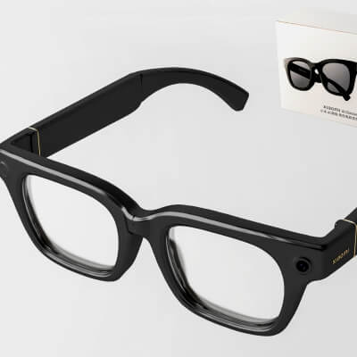 Smart AI Eyeglasses Lowpoly 3D Model