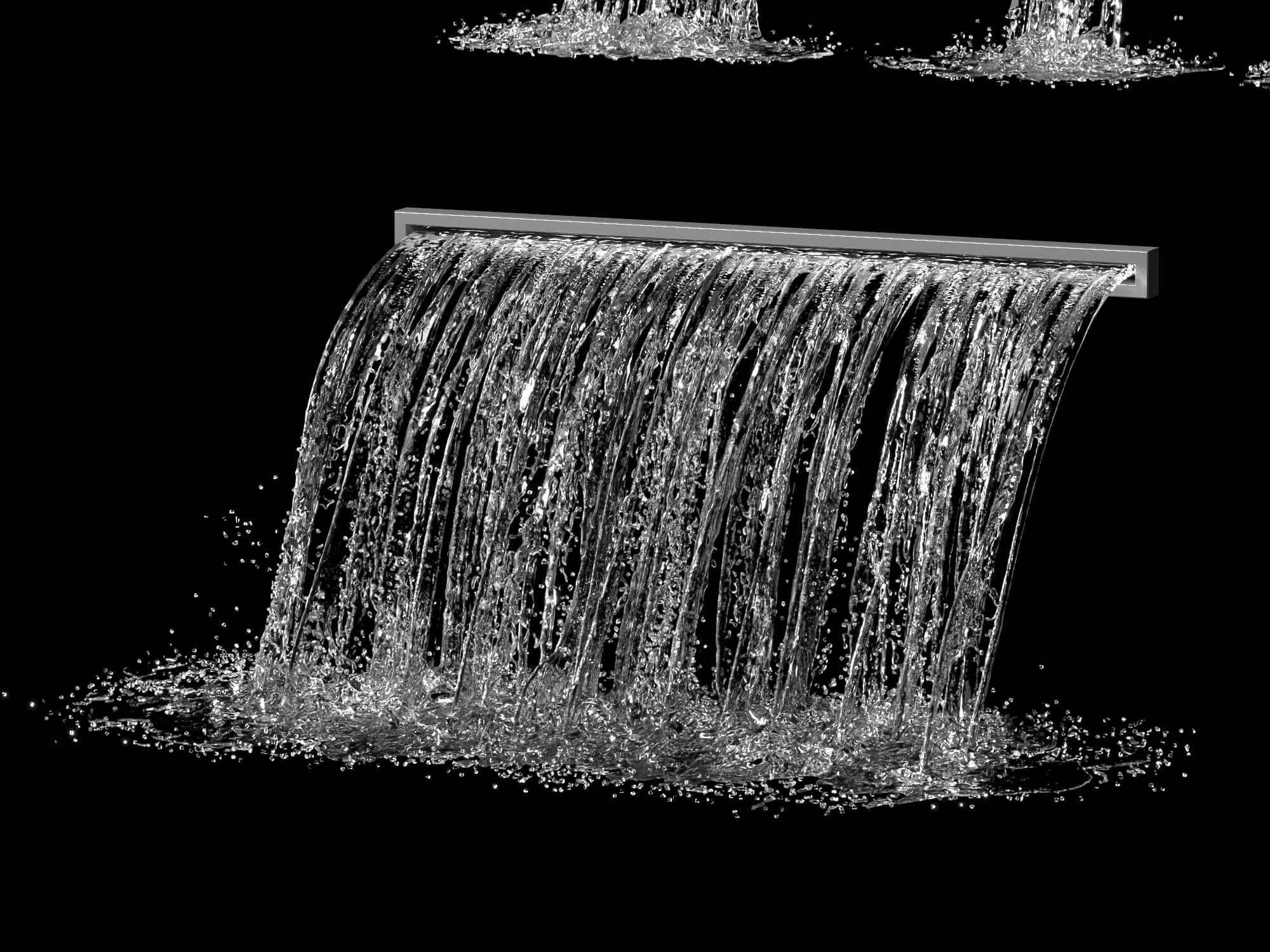 Waterfall Spout Water Effect 3D Asset 3D Model