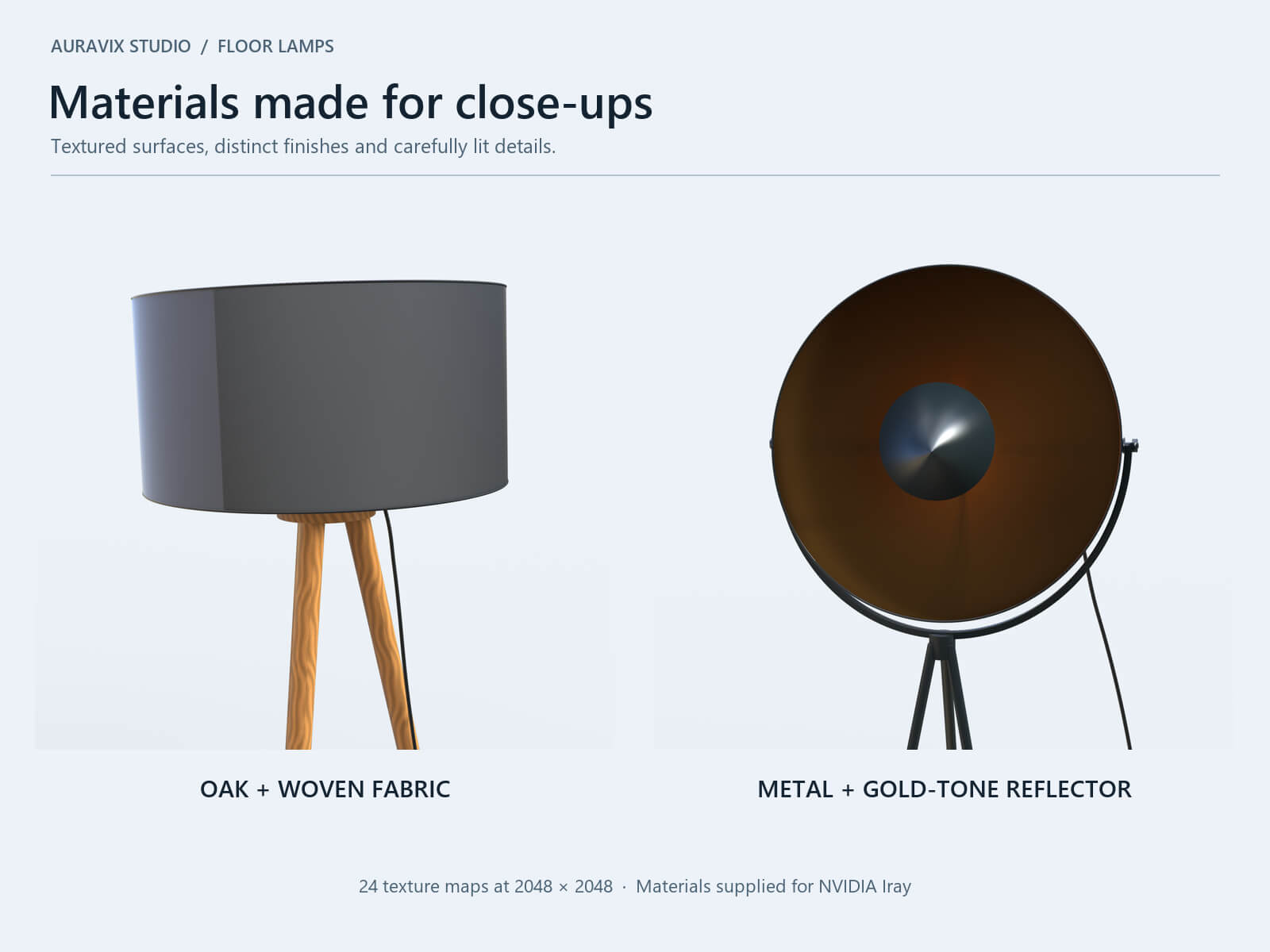 Floor Lamps for DAZ Studio Daz Content