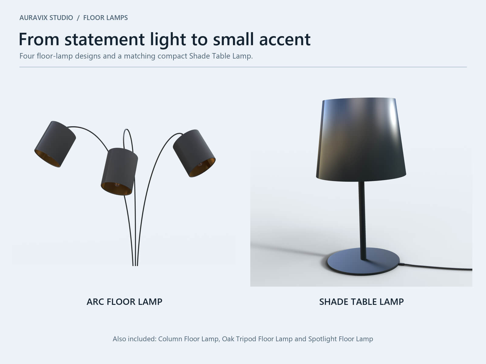 Floor Lamps for DAZ Studio Daz Content