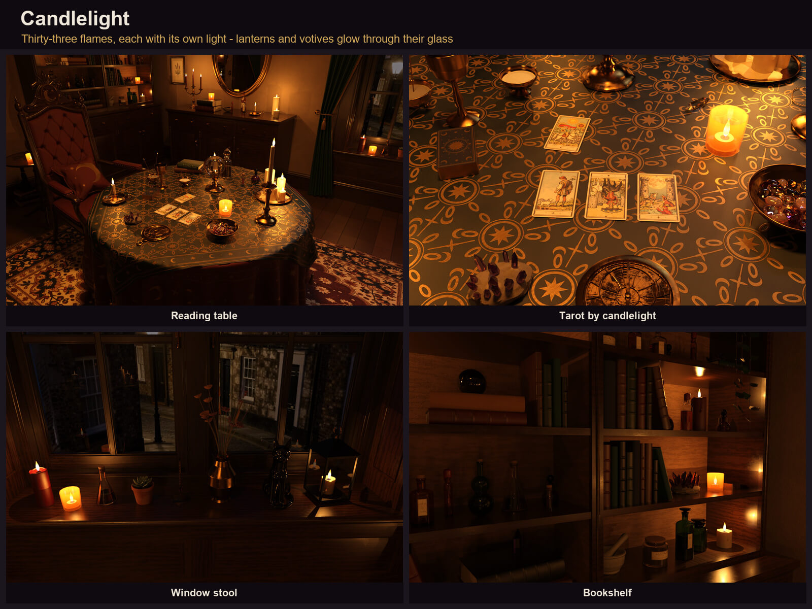 Fortune Teller Room for DAZ Studio Daz Content