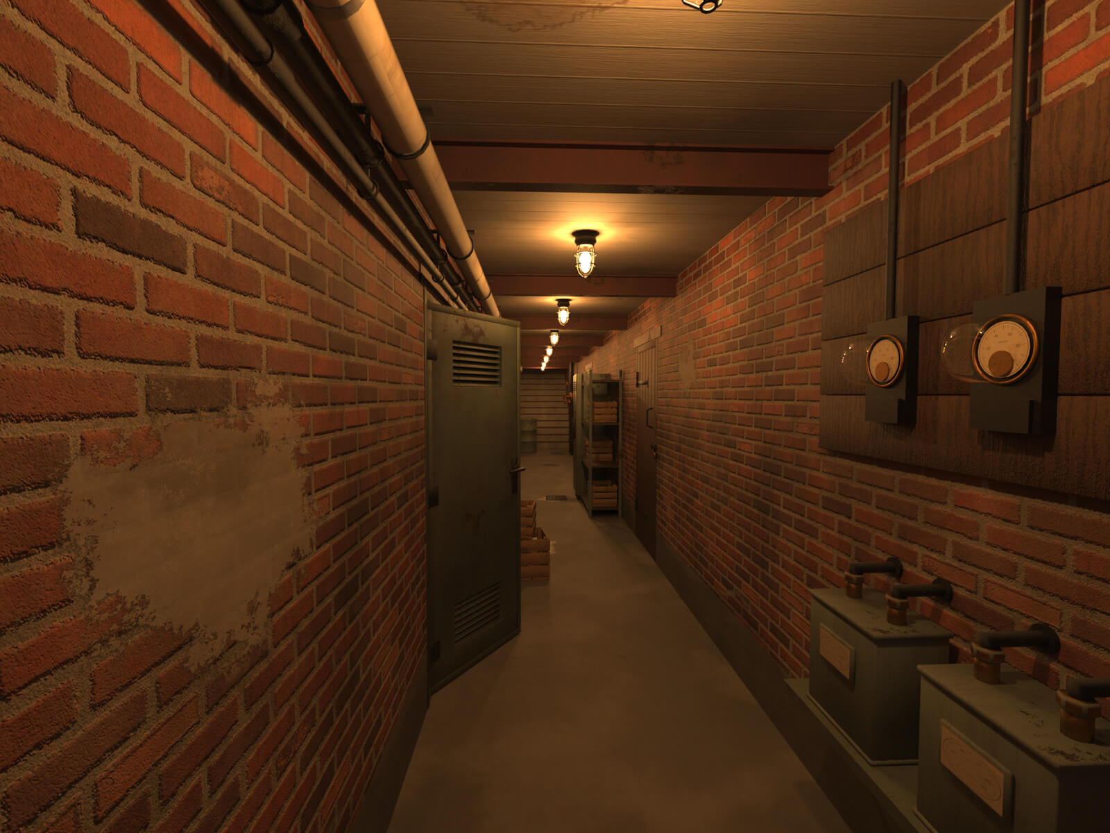 NYC Tenement Basement for DAZ Studio Daz Content