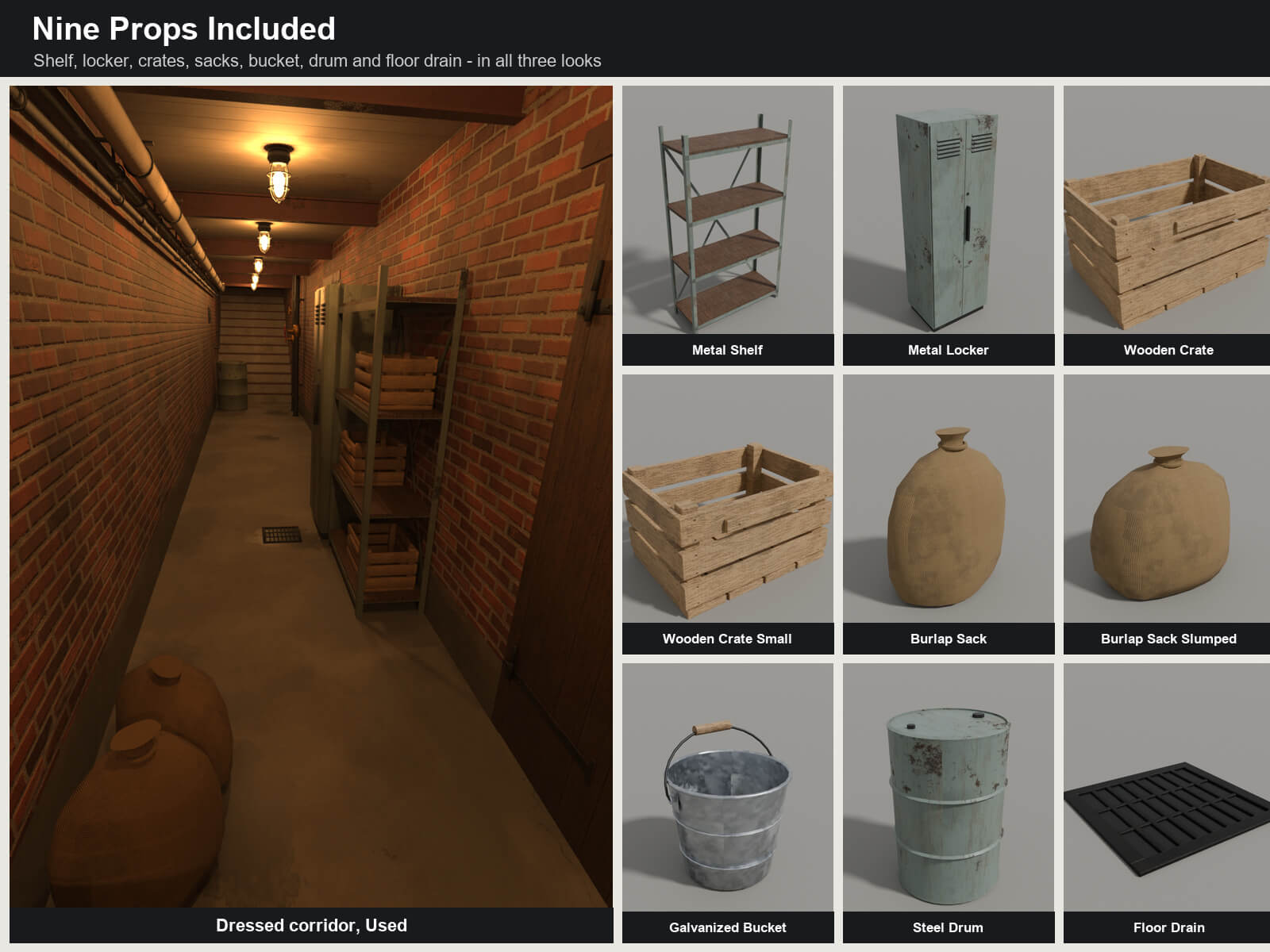 NYC Tenement Basement for DAZ Studio Daz Content