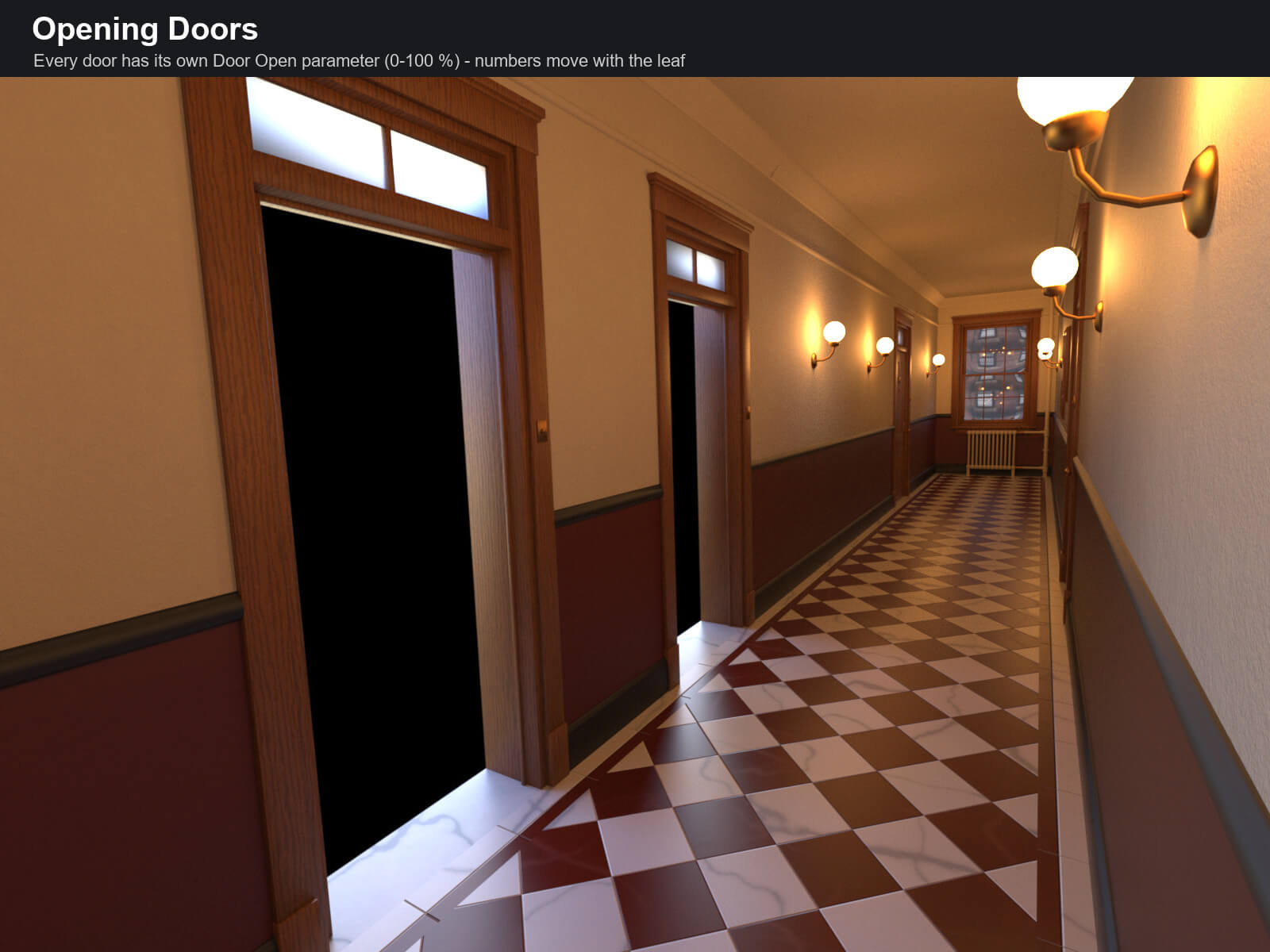 NYC Tenement Hallway for DAZ Studio Daz Content