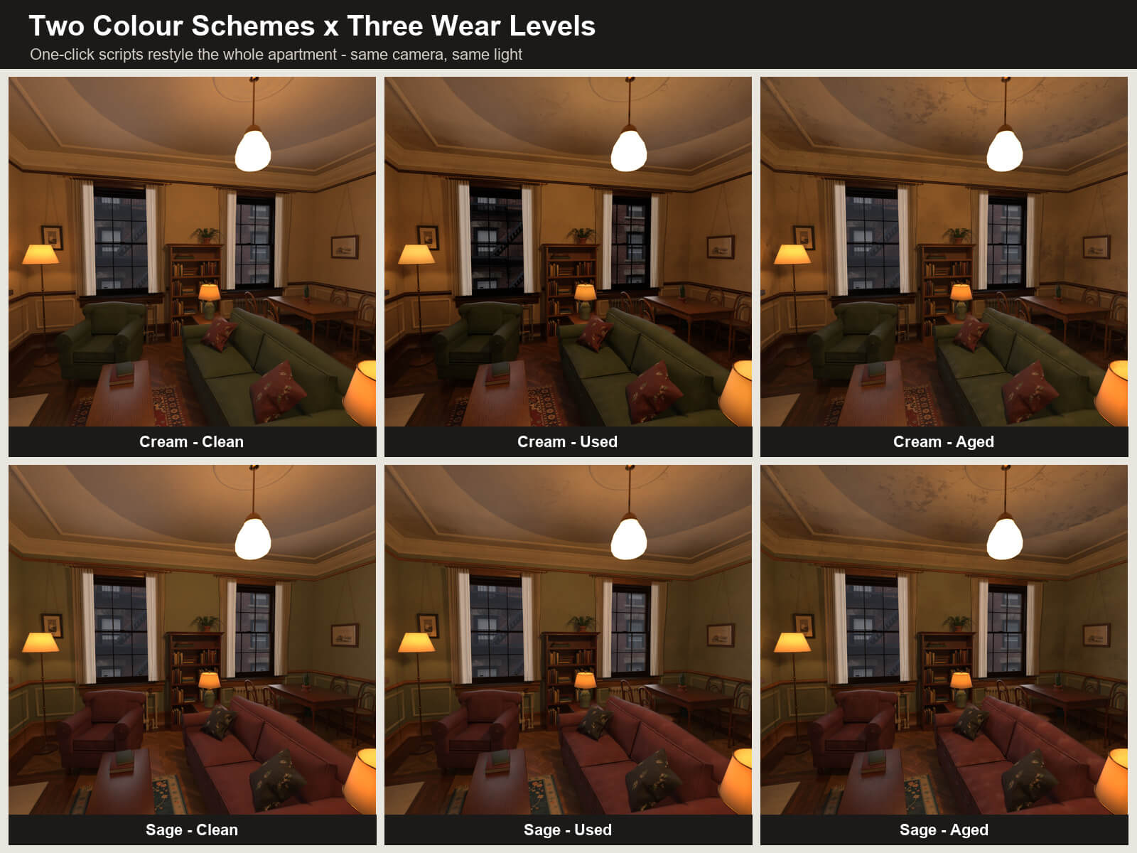 NYC Tenement Large Apartment for DAZ Studio Daz Content