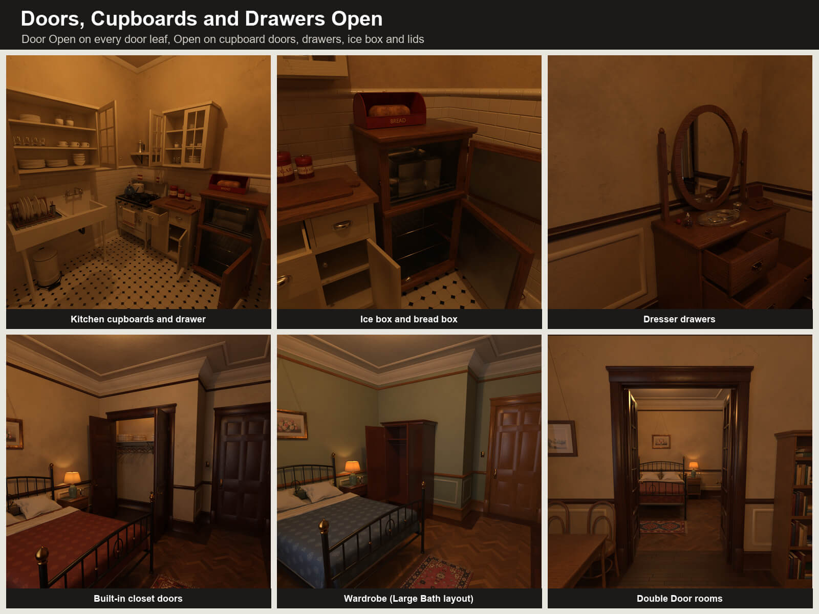NYC Tenement Large Apartment for DAZ Studio Daz Content