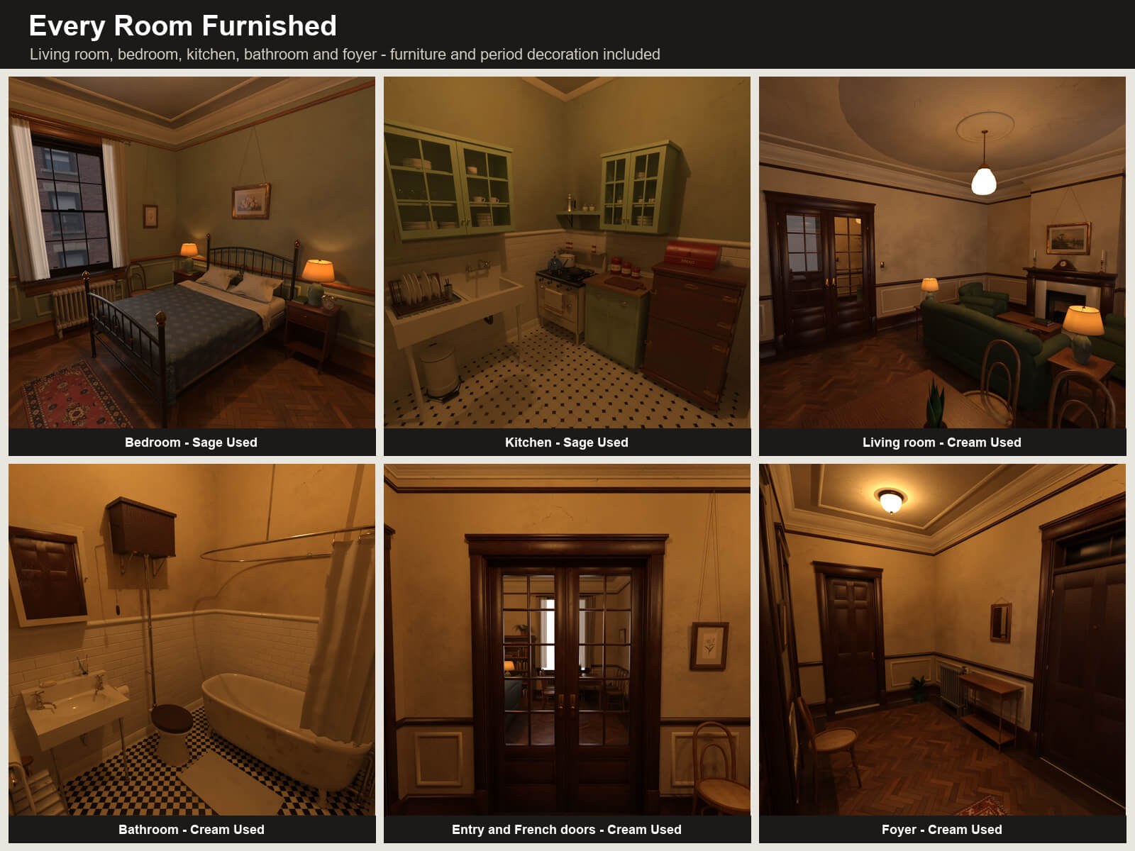 NYC Tenement Large Apartment for DAZ Studio Daz Content