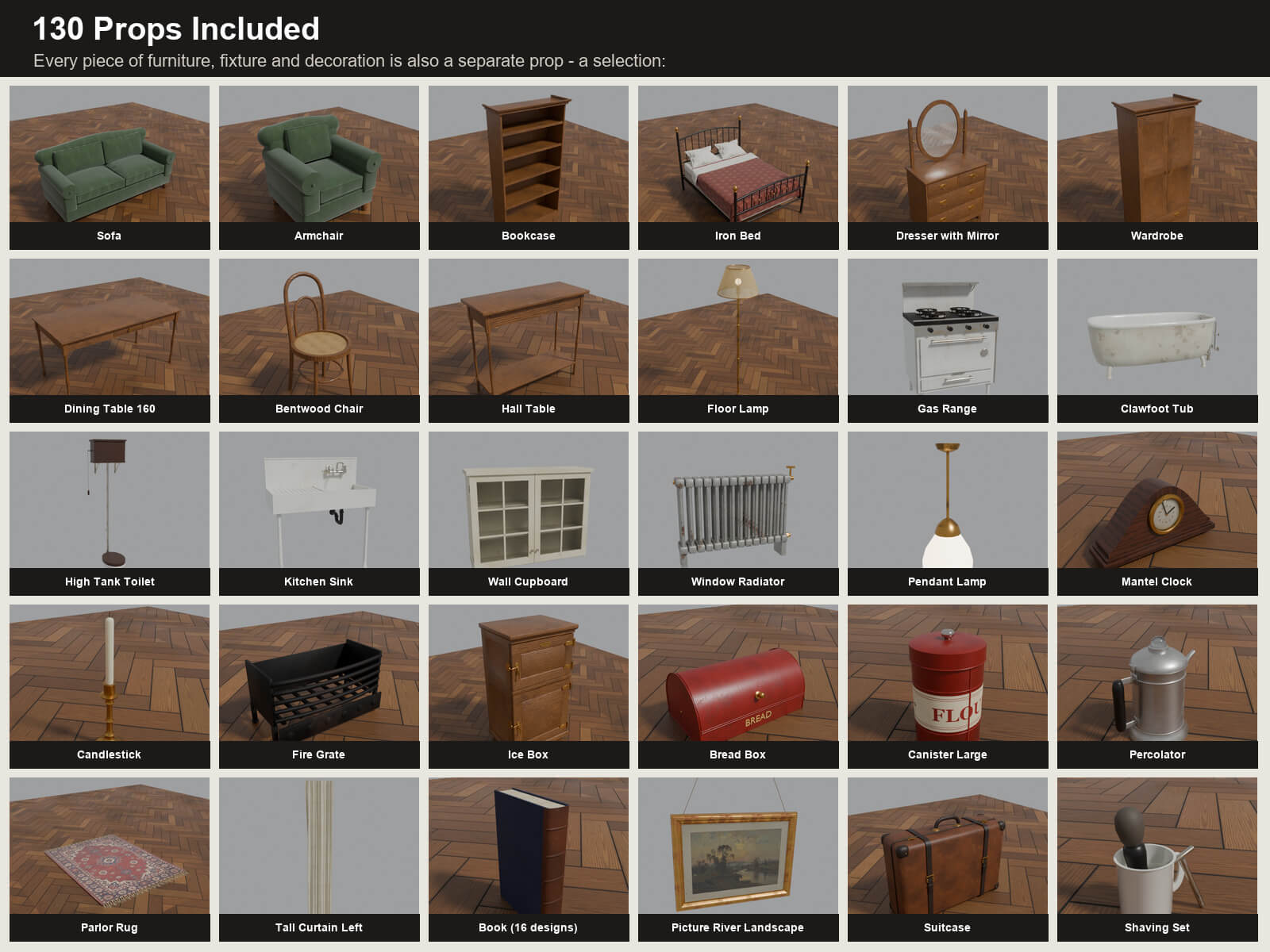 NYC Tenement Large Apartment for DAZ Studio Daz Content