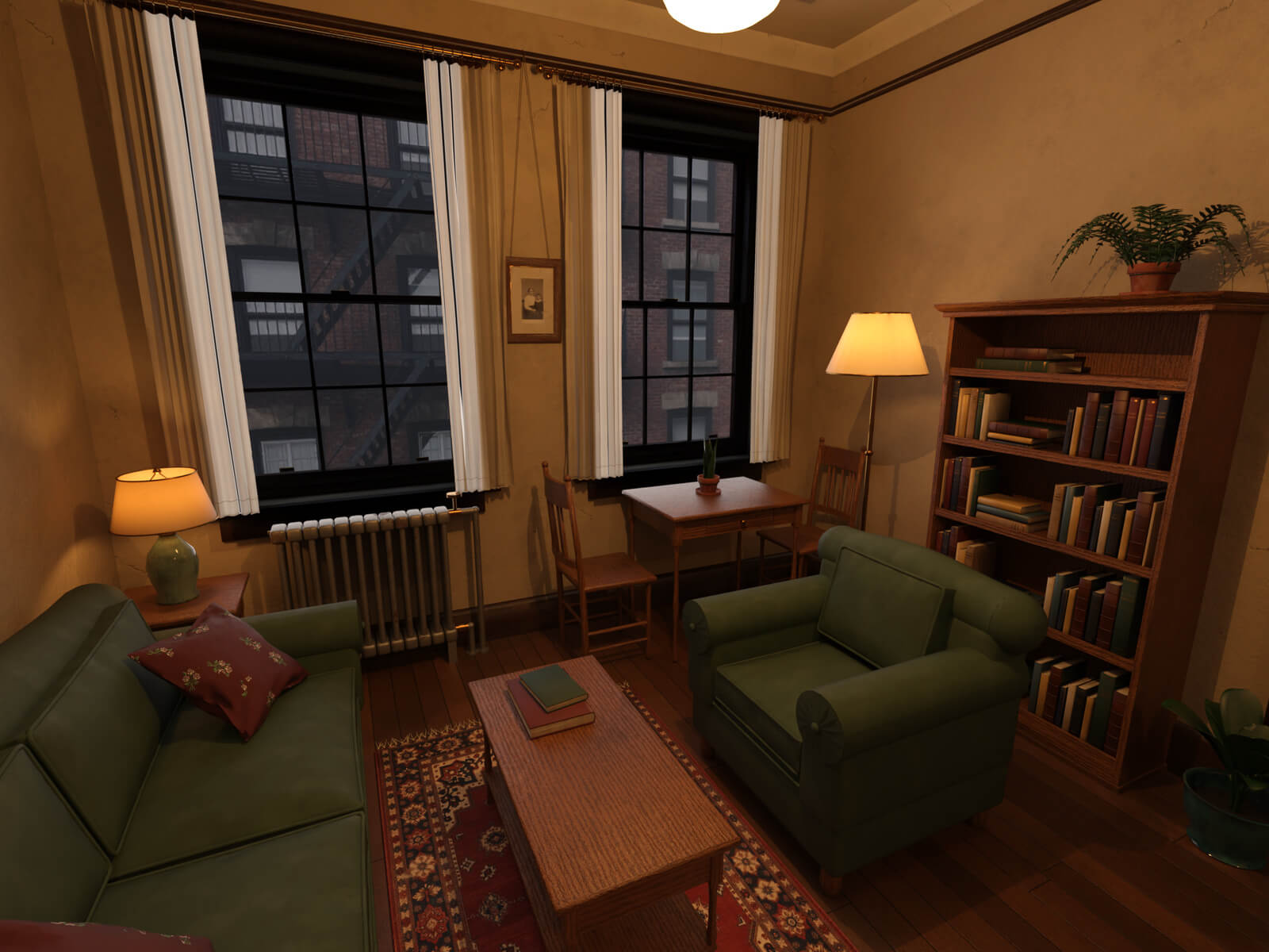 NYC Tenement Small Apartment for Daz Studio Daz Content