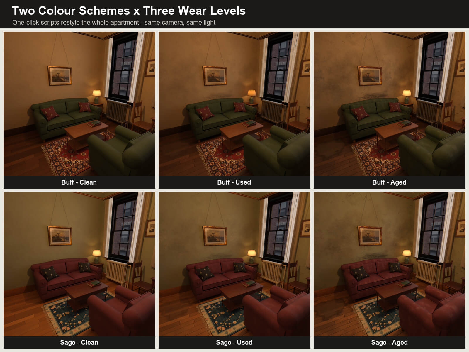 NYC Tenement Small Apartment for Daz Studio Daz Content