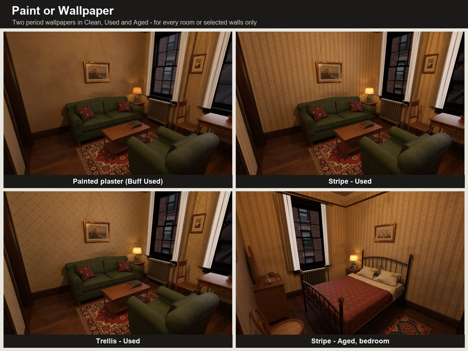 NYC Tenement Small Apartment for Daz Studio Daz Content