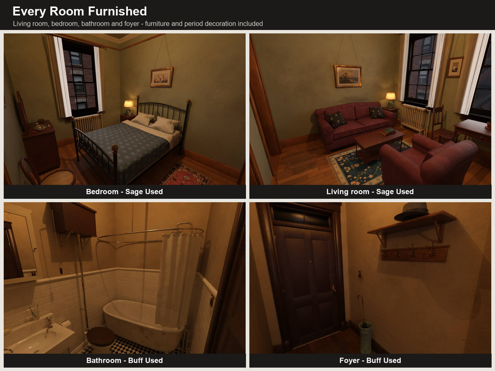 NYC Tenement Small Apartment for Daz Studio Daz Content