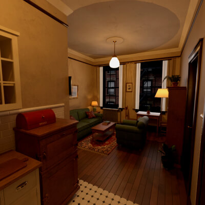 NYC Tenement Small Apartment for Daz Studio