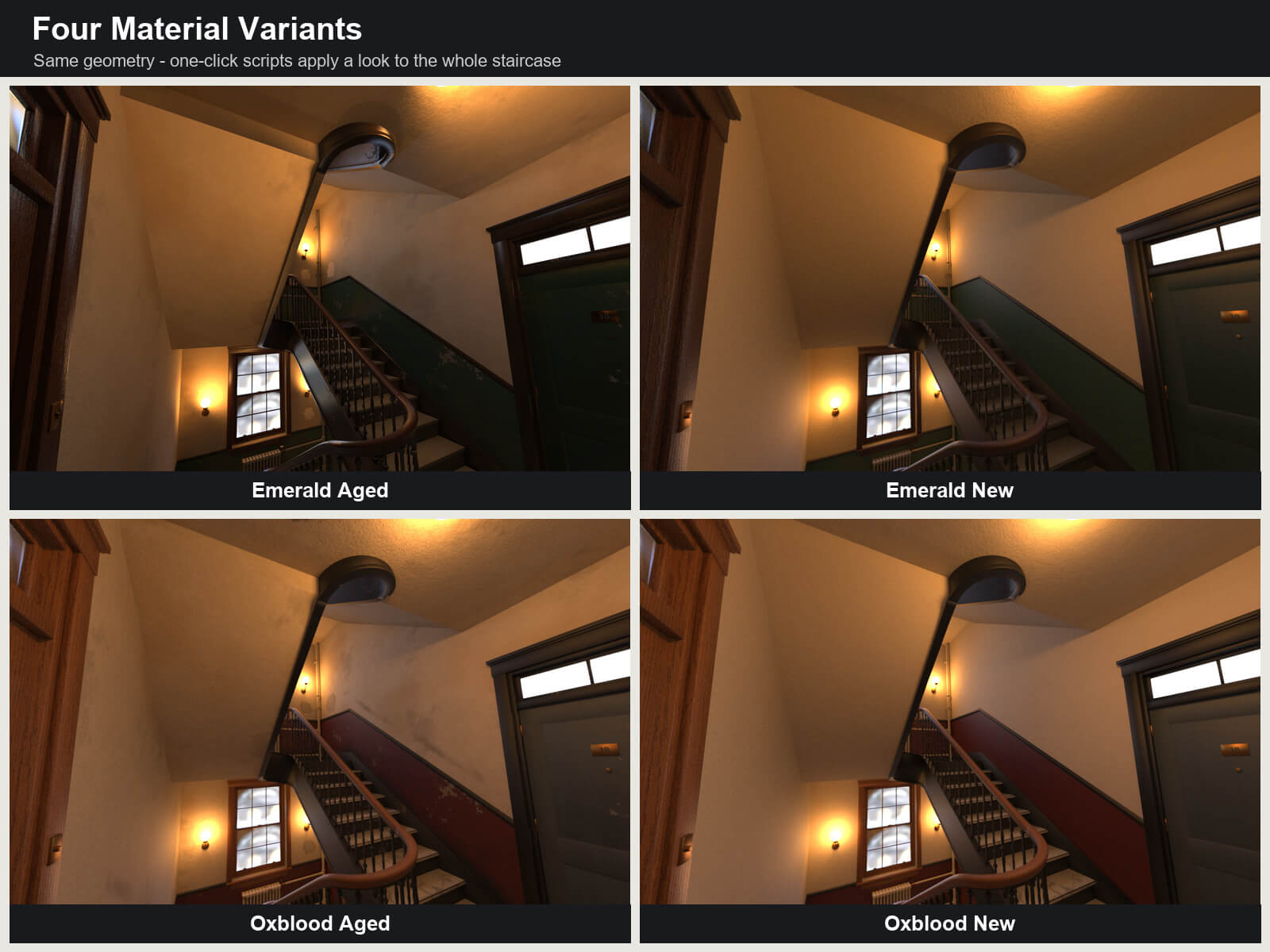 NYC Tenement Staircase for DAZ Studio Daz Content