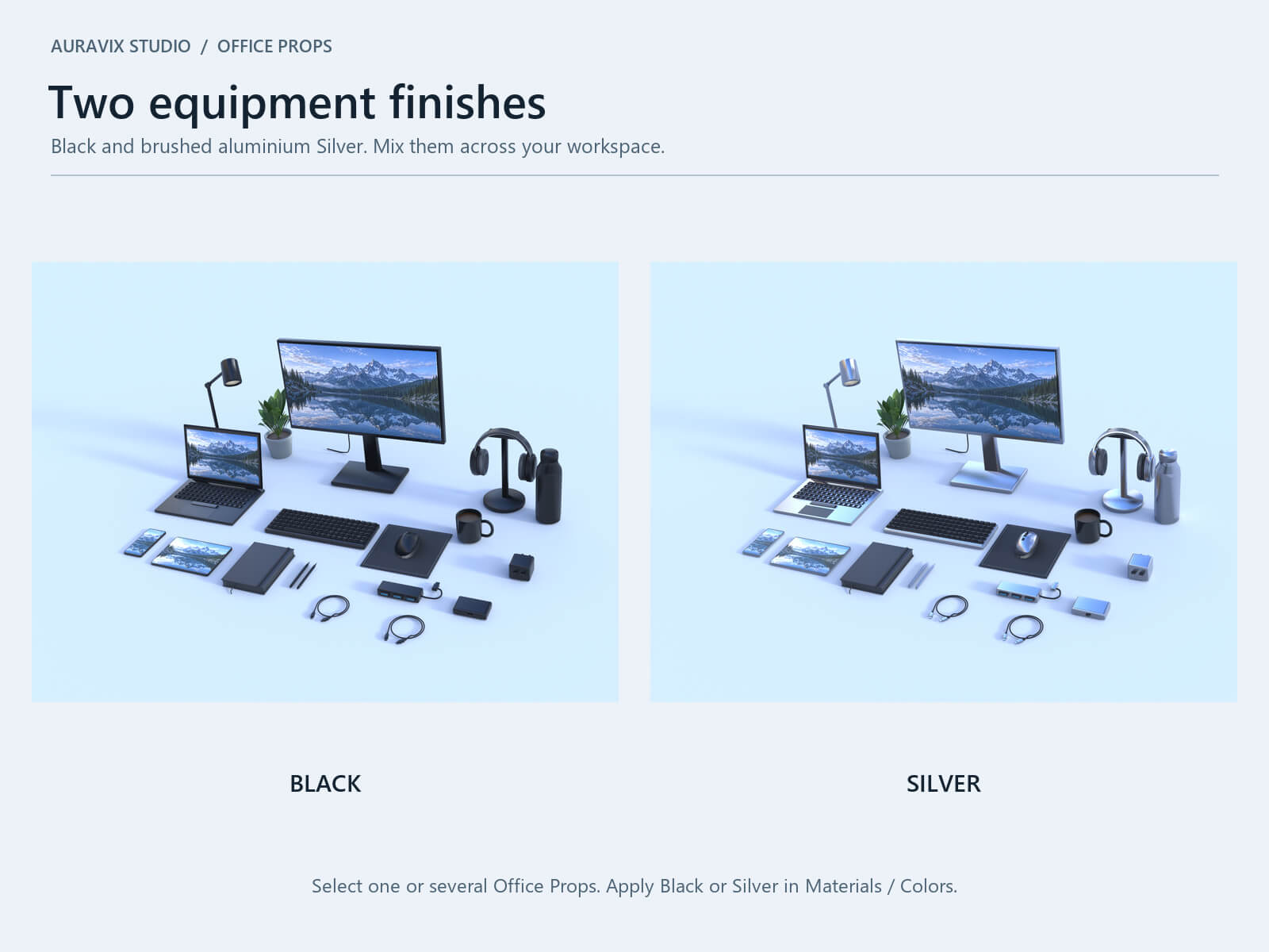 Office Props for DAZ Studio Daz Content