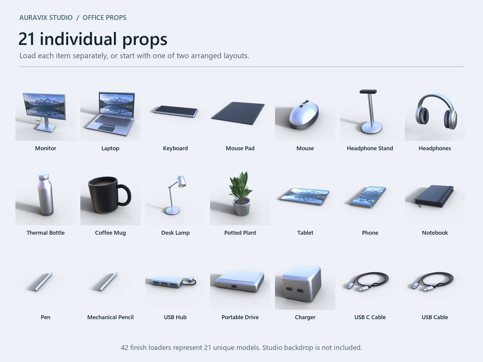 Office Props for DAZ Studio Daz Content