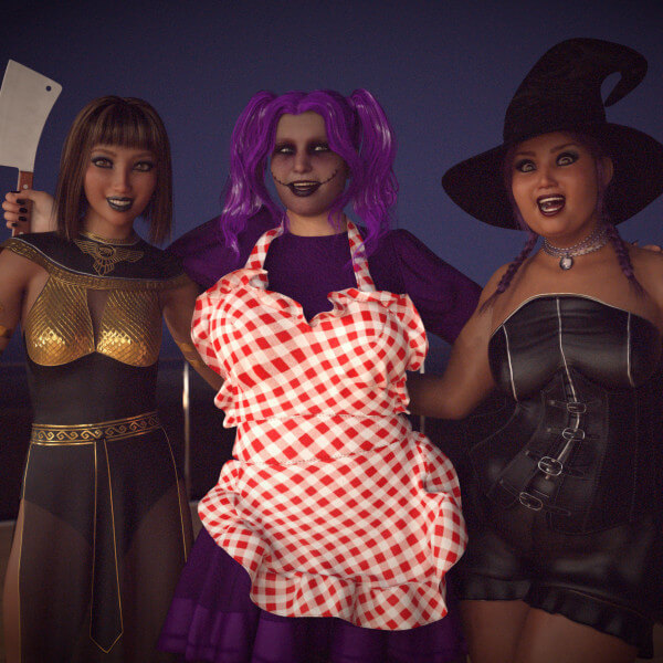 Halloween Party Gals