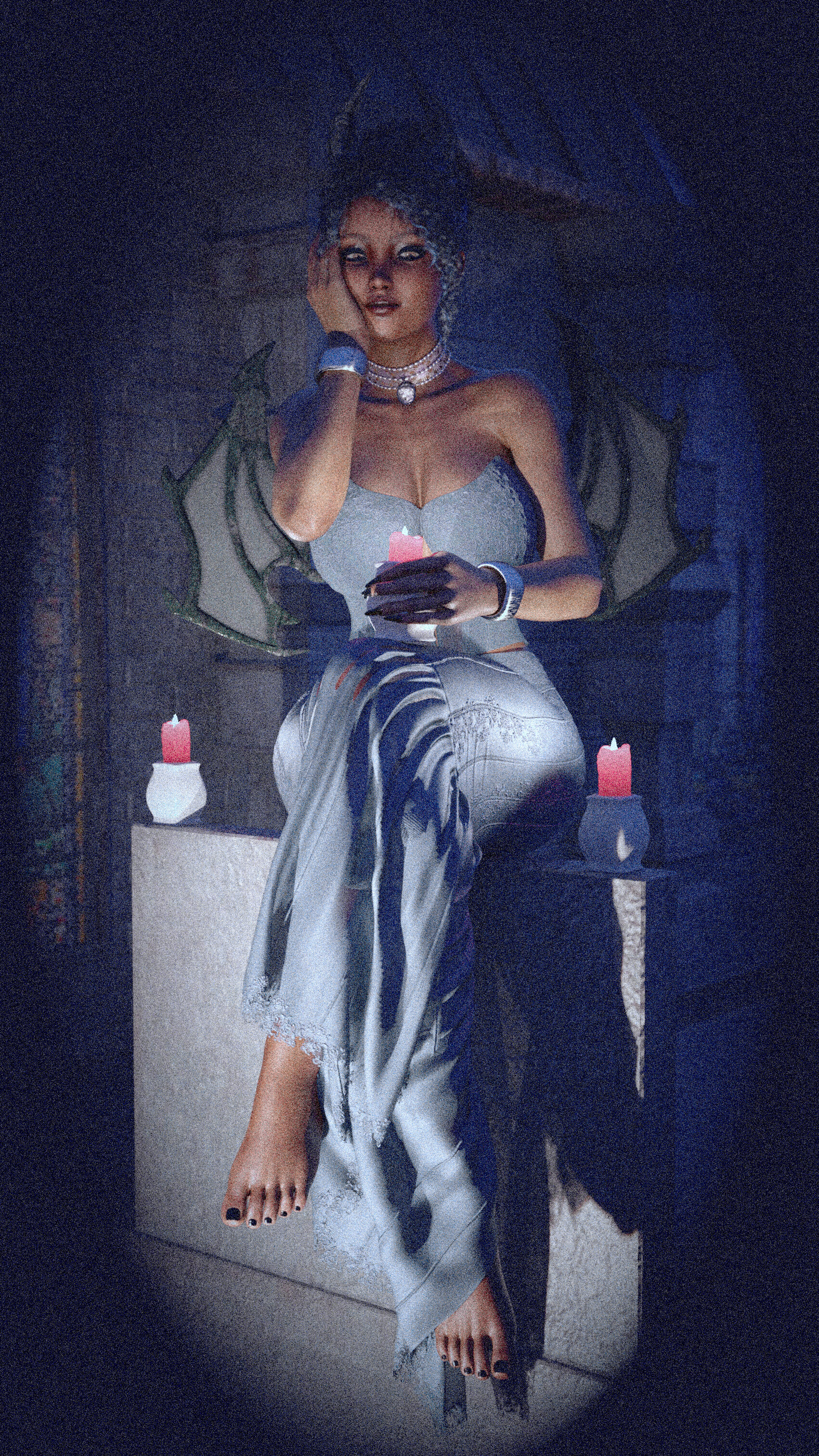 Halloween Treat 3D Render, Digital Artwork by Azzamacazza