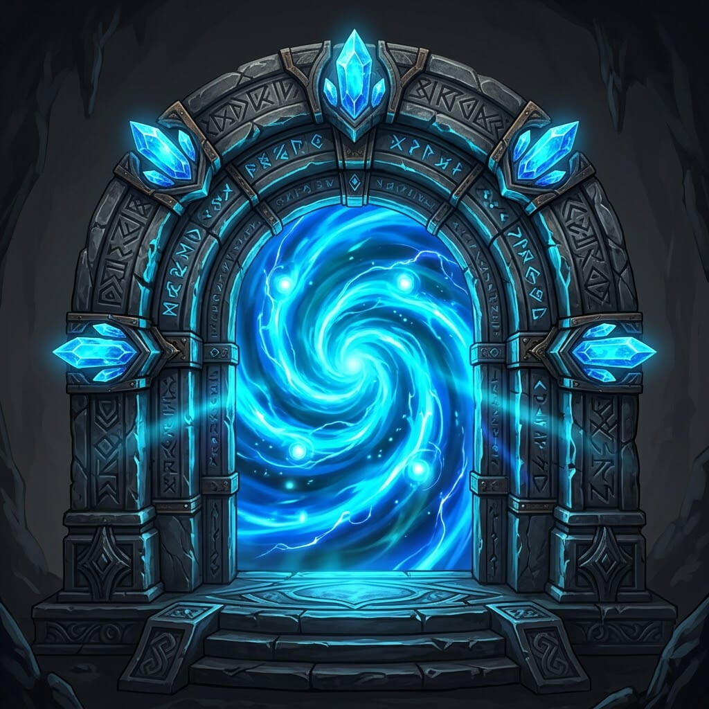 10 Premium 2D Game Doors & Gates &ndash Fantasy Dungeon 2D Game Asset