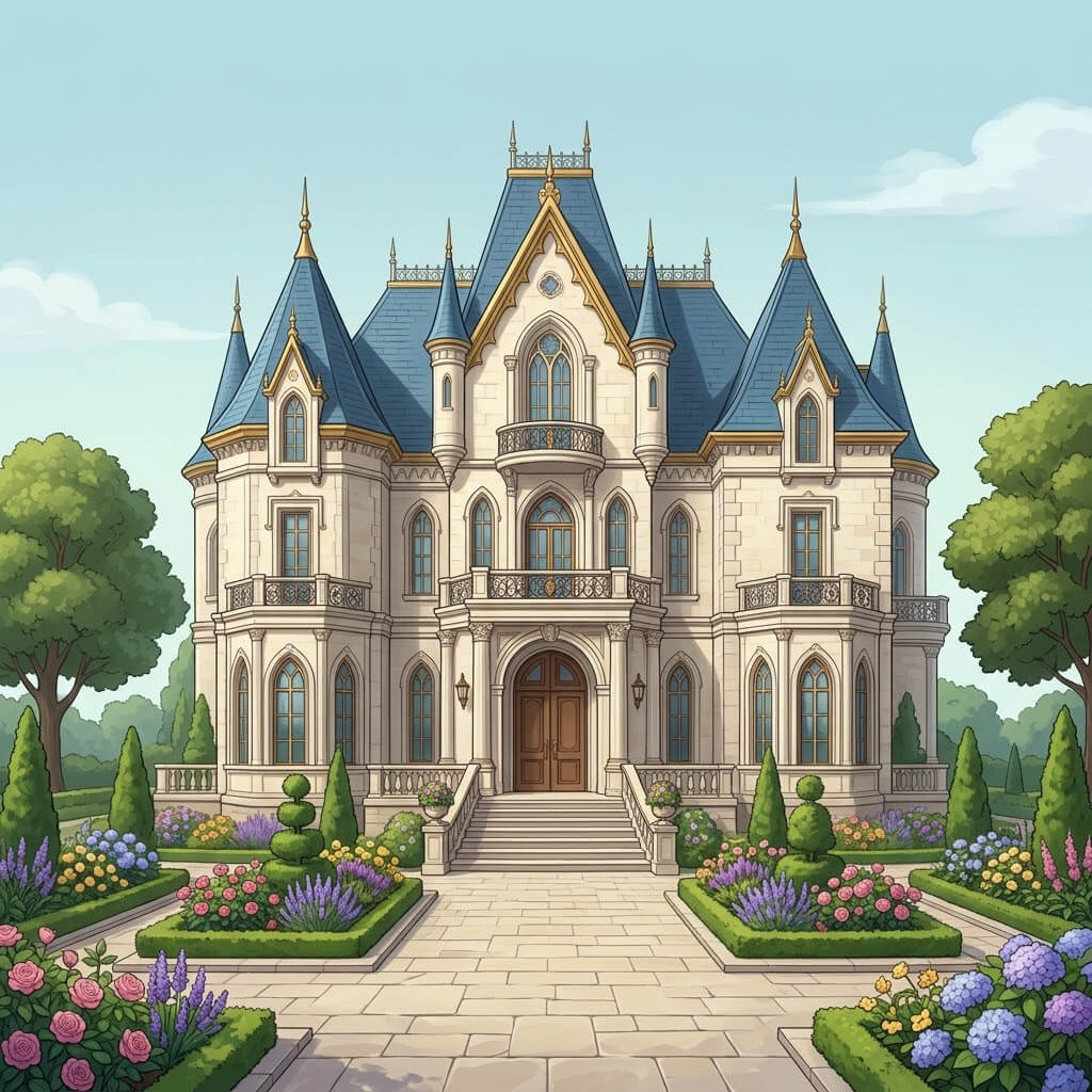 5 Premium 2D Game House Exteriors &ndash Fantasy Homes 2D Game Asset