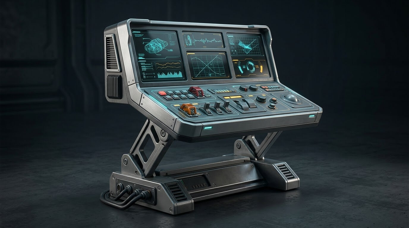 Sci-Fi Industrial Machinery &ndash 10 JPG Game Props 2D Game Asset