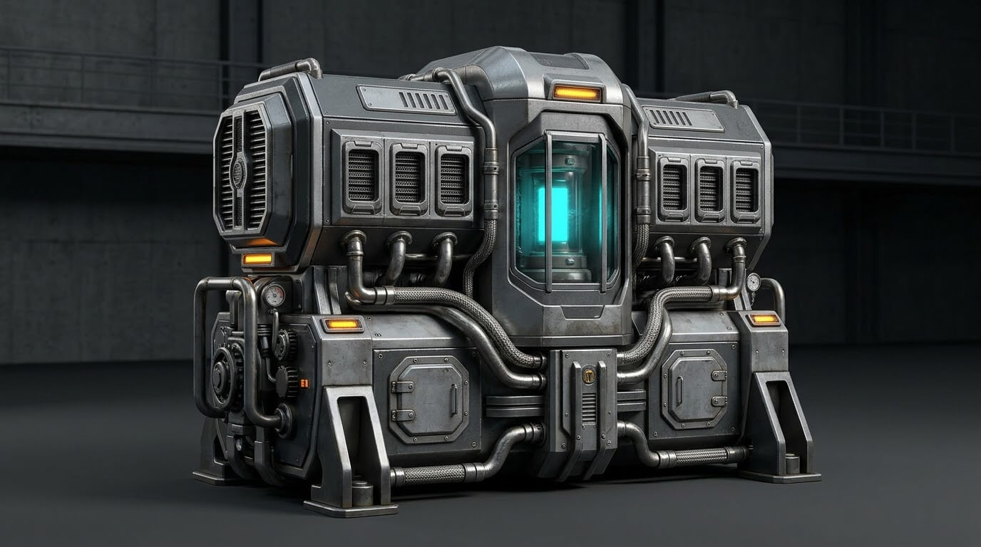 Sci-Fi Industrial Machinery &ndash 10 JPG Game Props 2D Game Asset