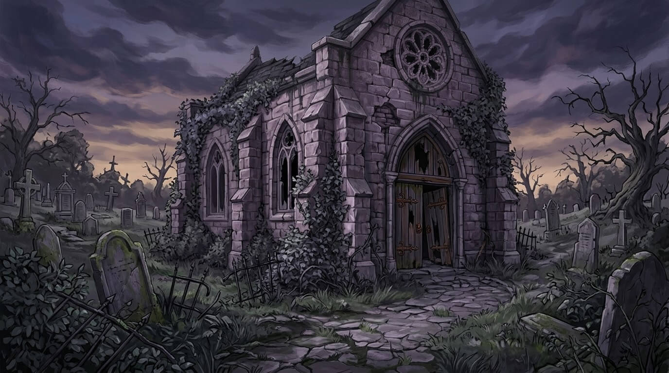 Spooky Cemetery 4 Original 2D Game Backgrounds 2D Game Asset