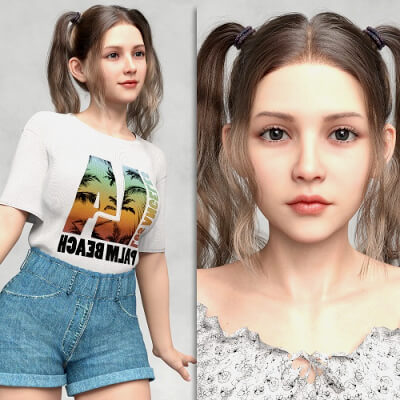 BNN Shasha for Genesis 8 Female