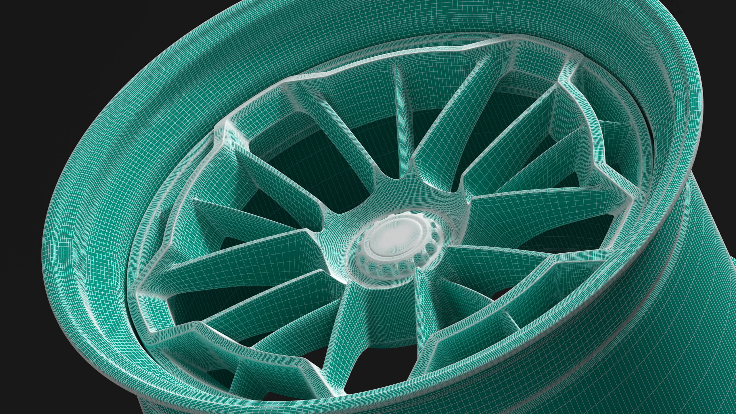 HRE Octavia Custom Wheels 3D Model
