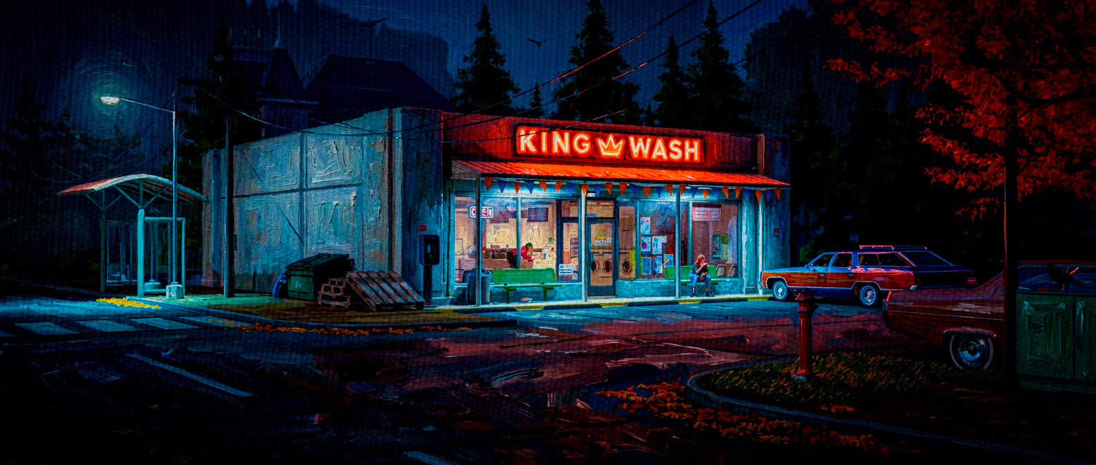 A Quiet Place in the Pines 3D Render, Digital Artwork by BeePBeeP