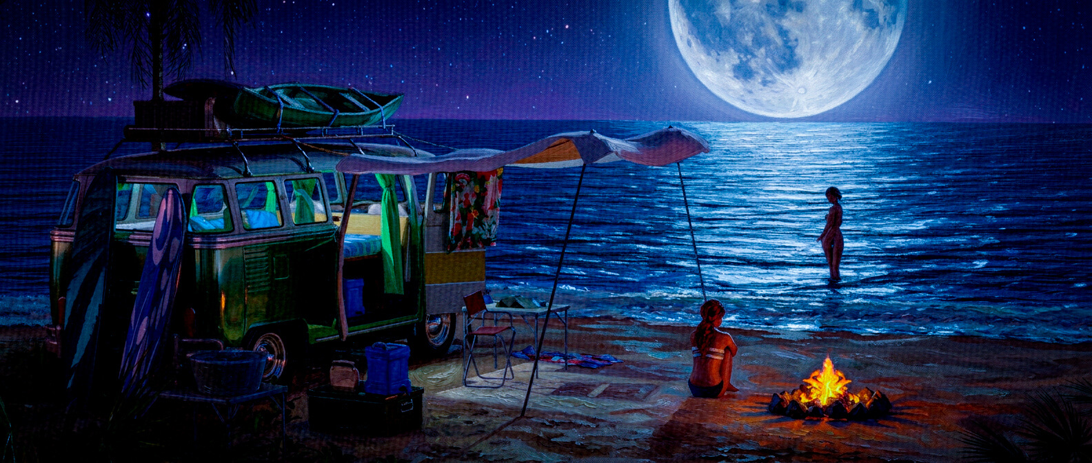 Vanlife Diaries 3D Render, Digital Artwork by BeePBeeP