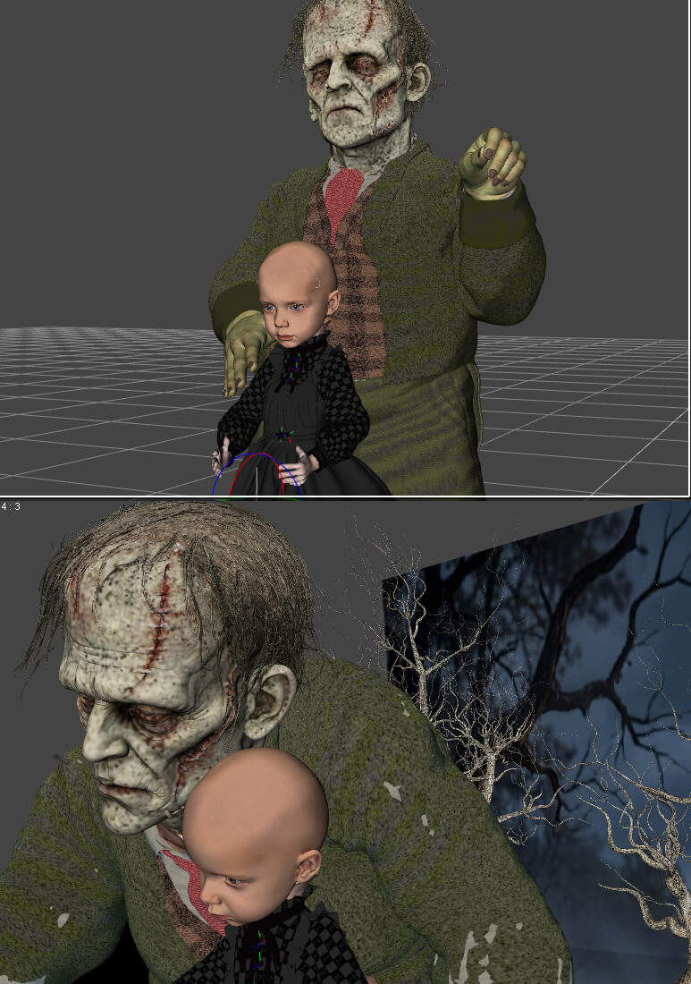 Innocence 3D Render, Digital Artwork by Belmontty