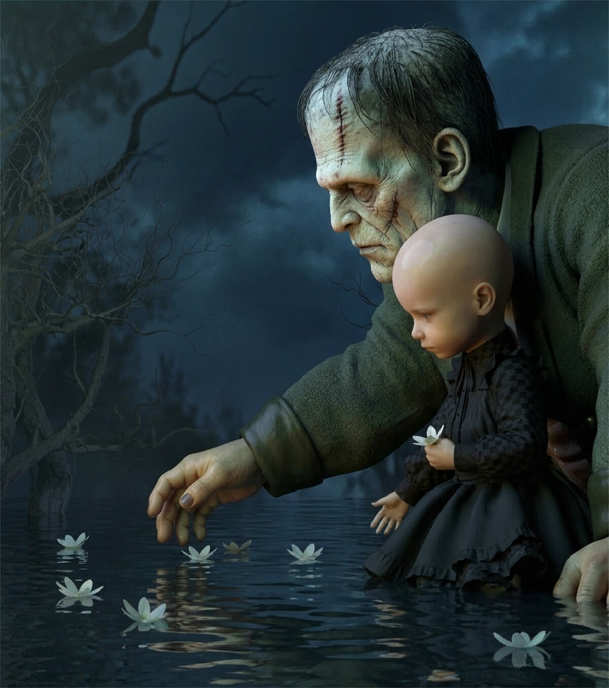 Innocence 3D Render, Digital Artwork by Belmontty