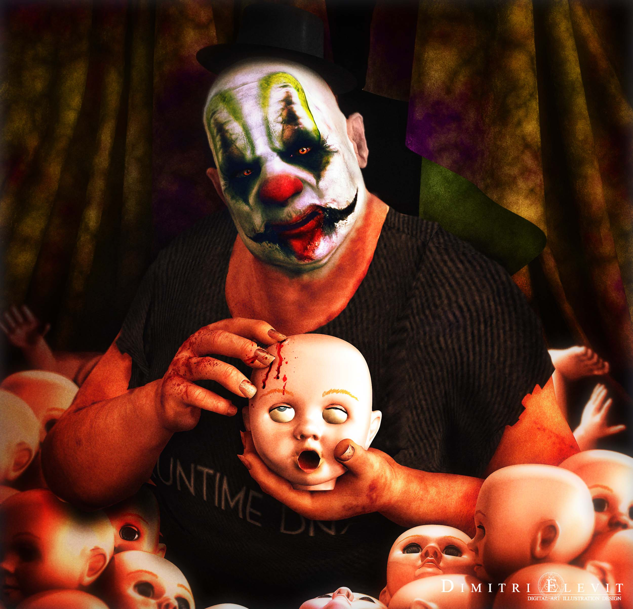 Stan Loves Children 3D Render, Digital Artwork by Belmontty