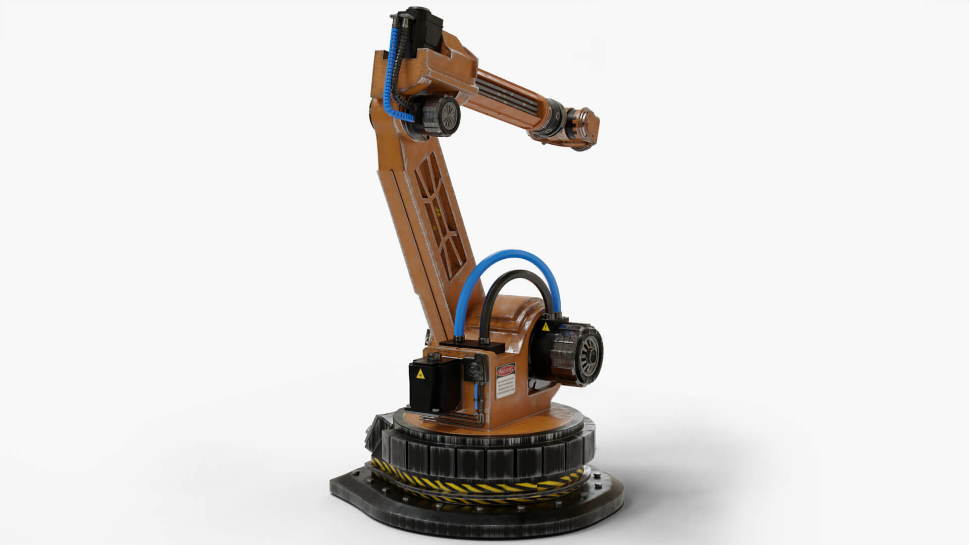 Robotic Arm Rigged 3D Model
