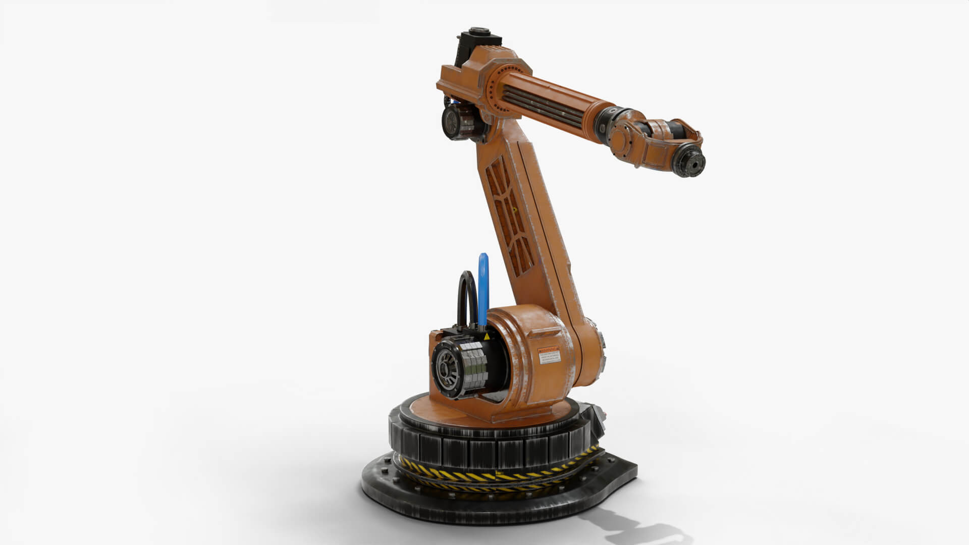 Robotic Arm Rigged 3D Model