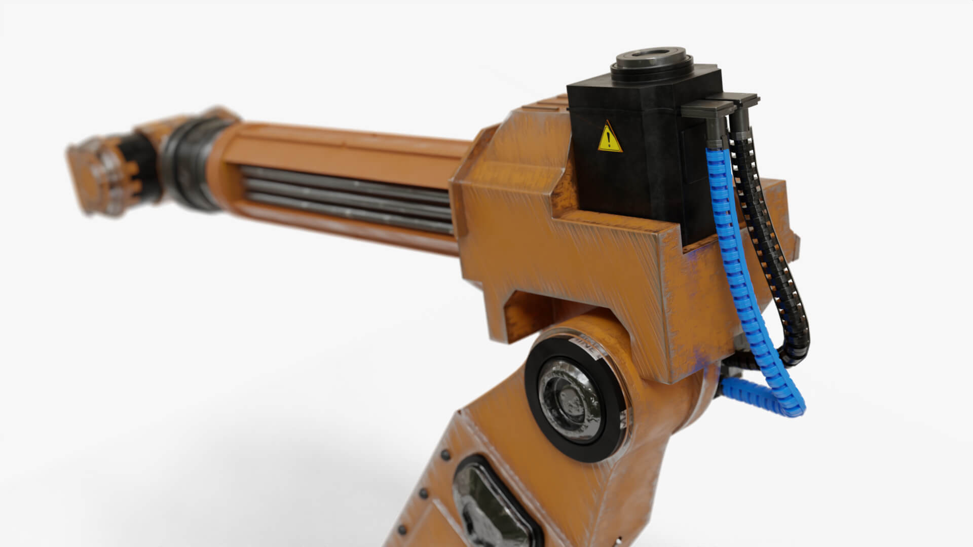 Robotic Arm Rigged 3D Model