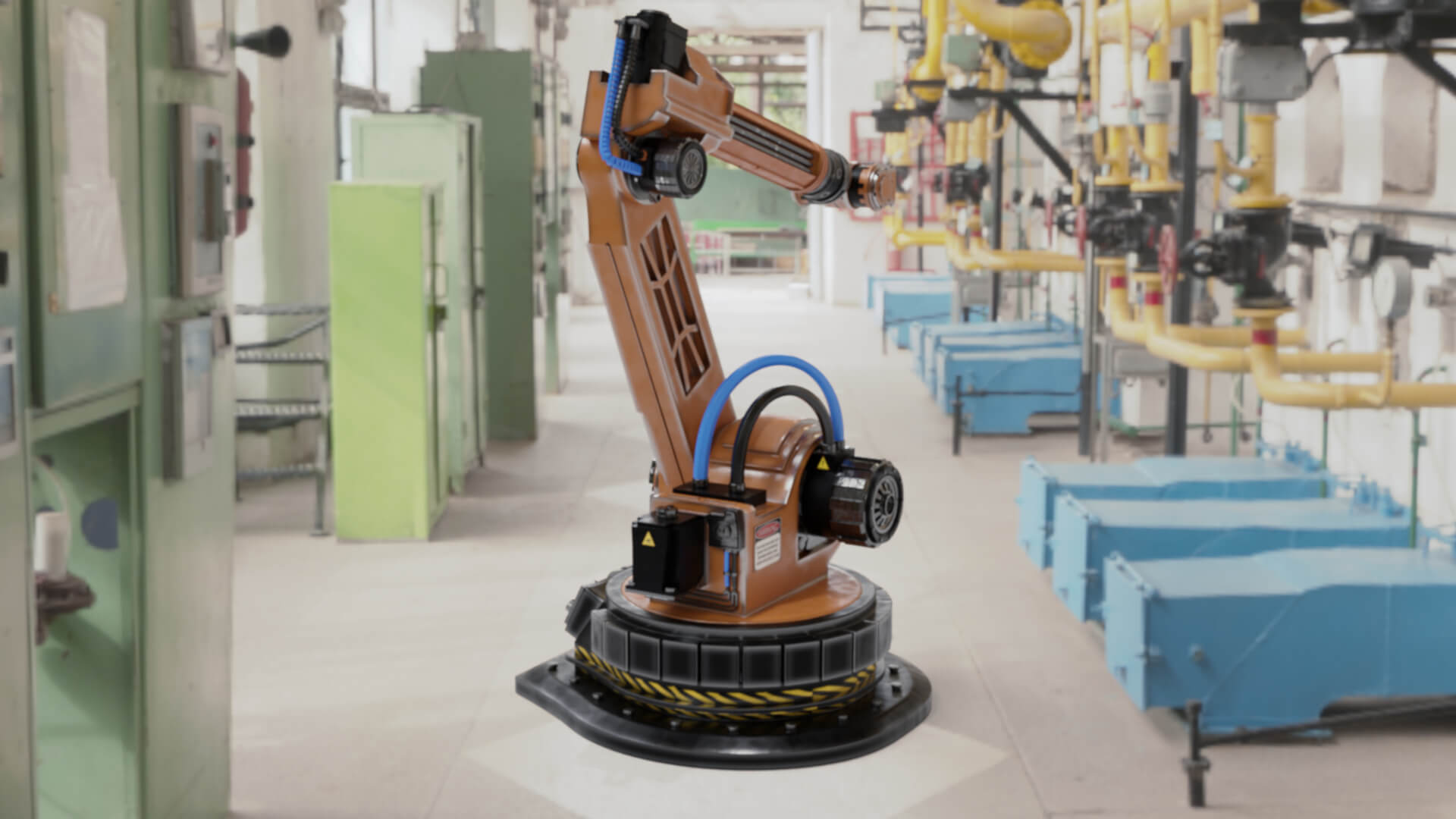 Robotic Arm Rigged 3D Model