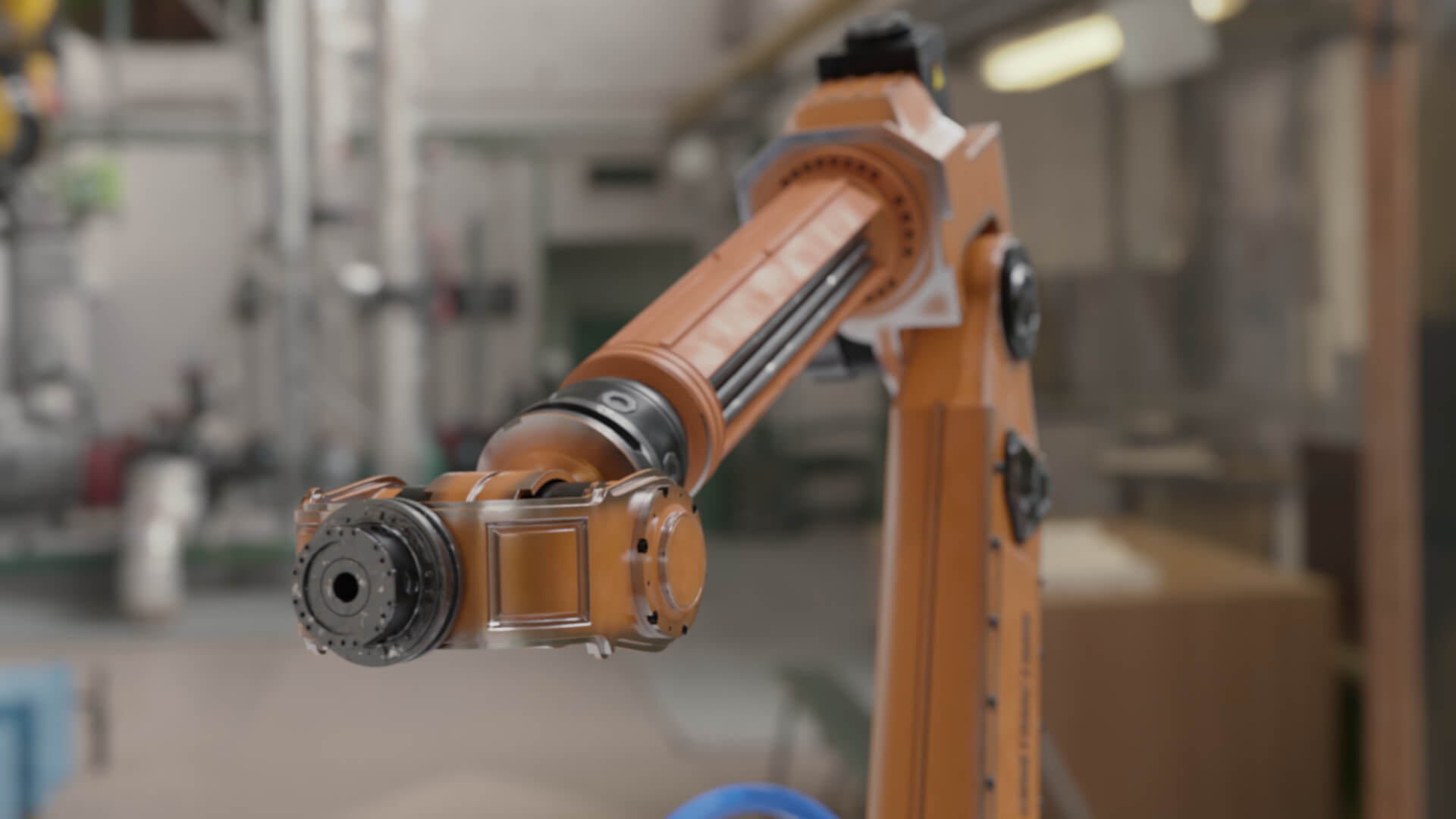Robotic Arm Rigged 3D Model