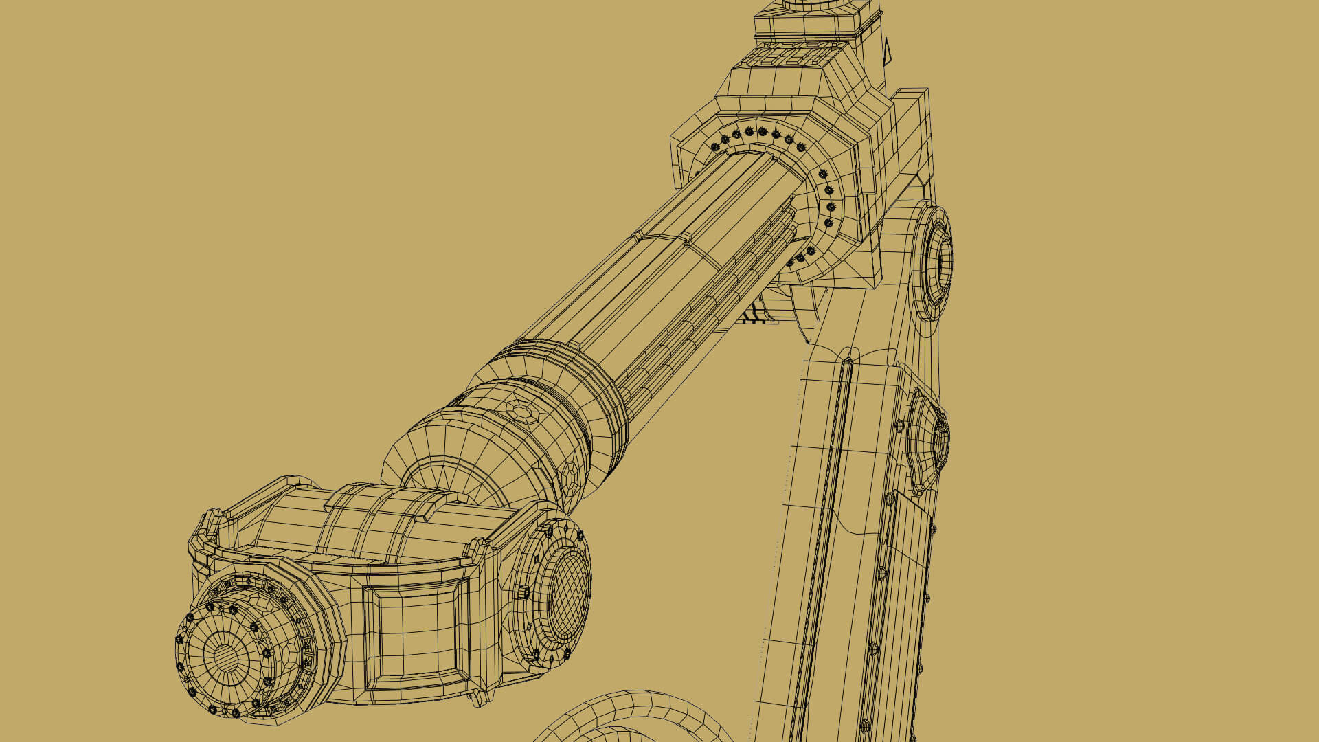 Robotic Arm Rigged 3D Model